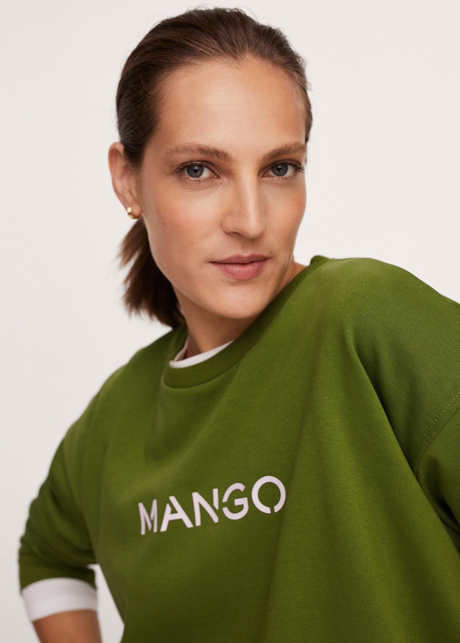 Logo cotton sweatshirt - Details of the article 2
