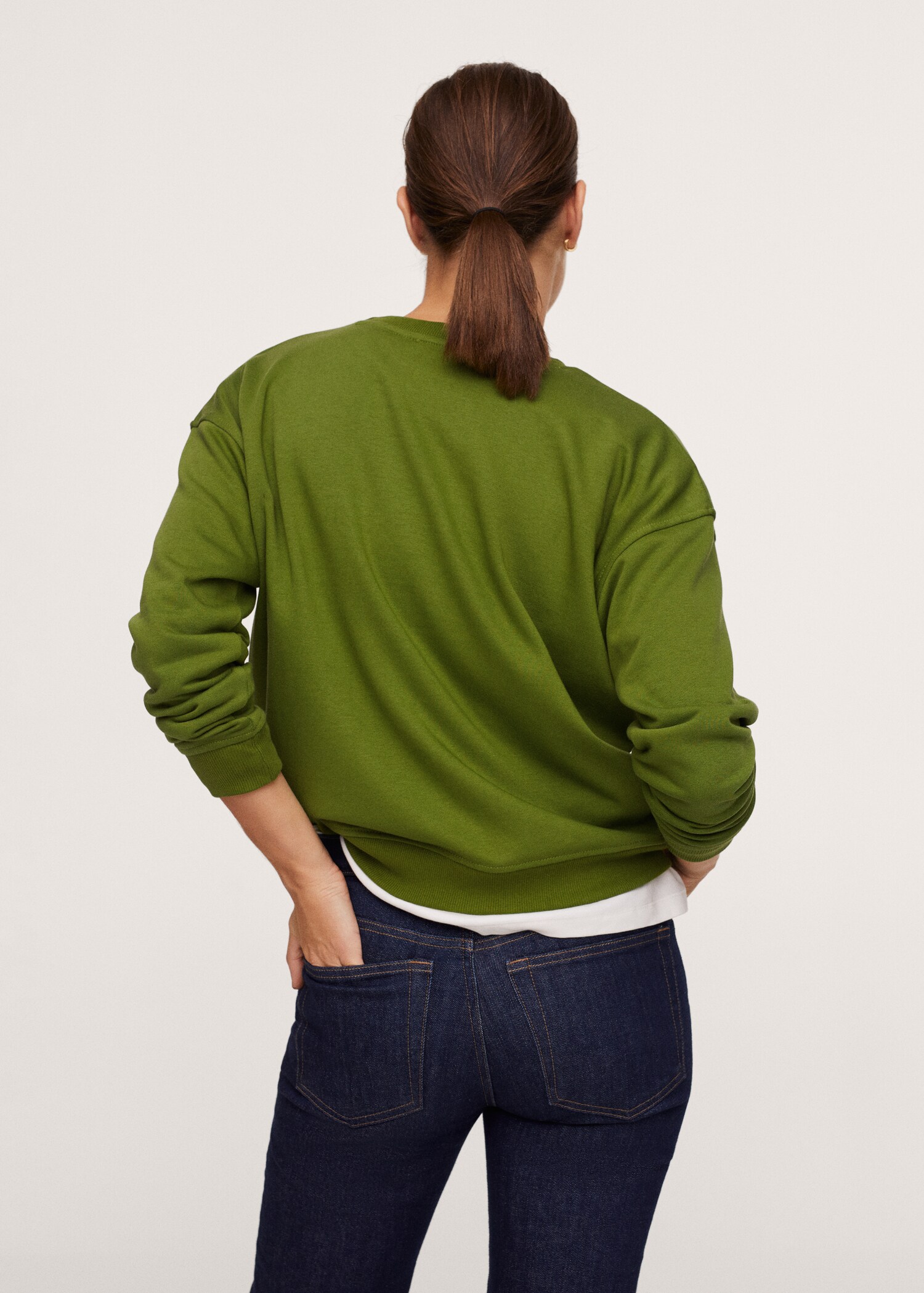 Logo cotton sweatshirt - Reverse of the article