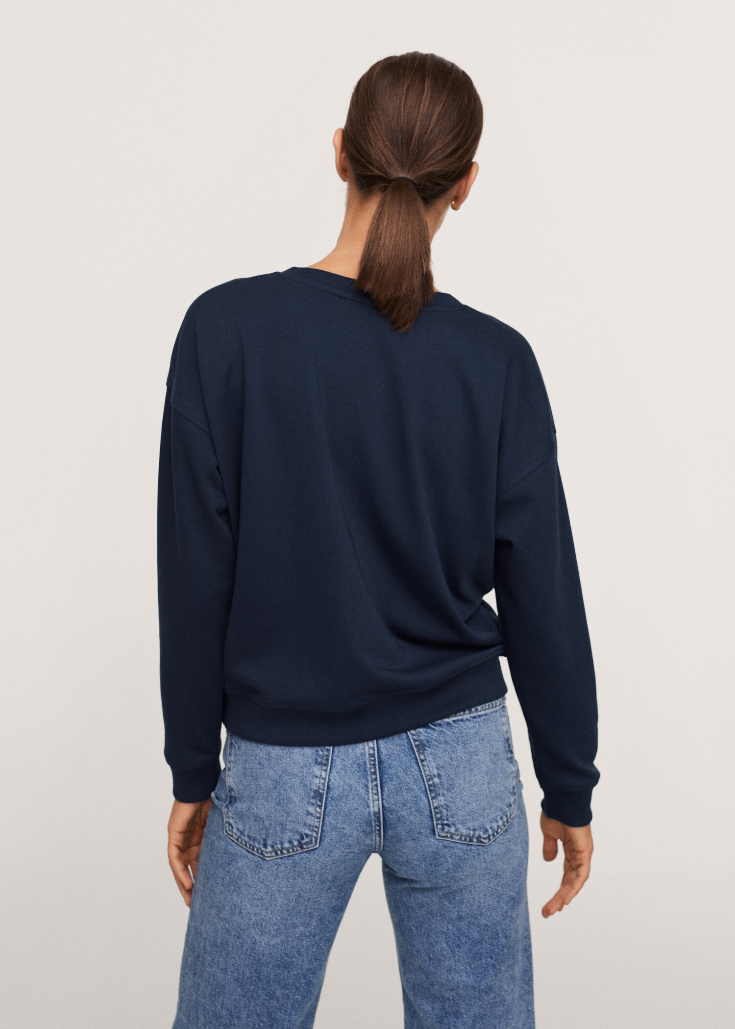 Logo cotton sweatshirt - Reverse of the article