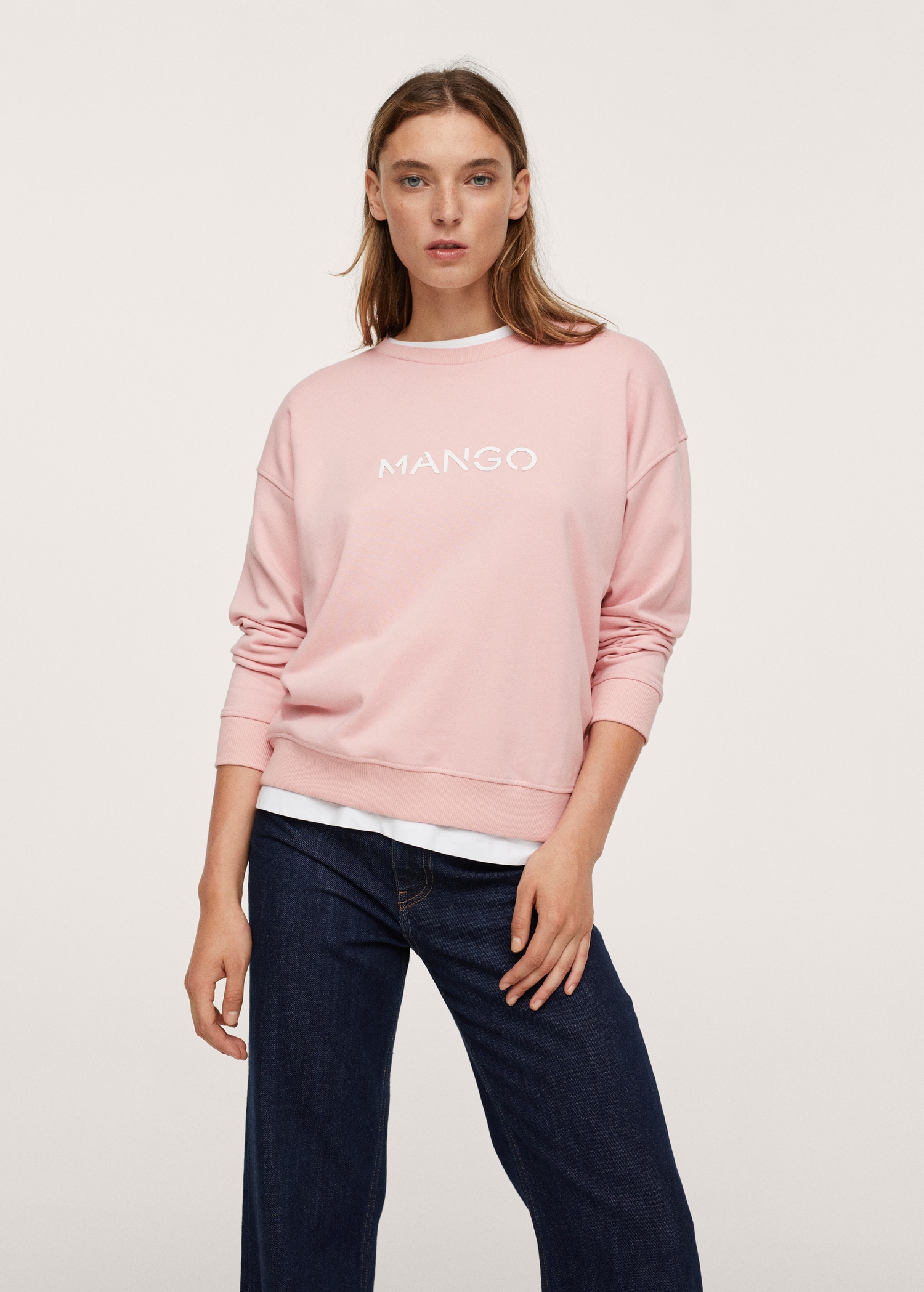 Logo cotton sweatshirt - Medium plane