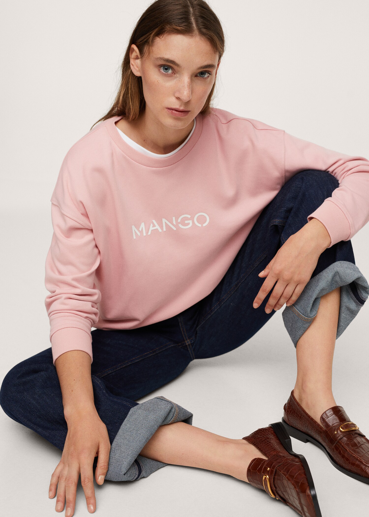 Logo cotton sweatshirt - Details of the article 2