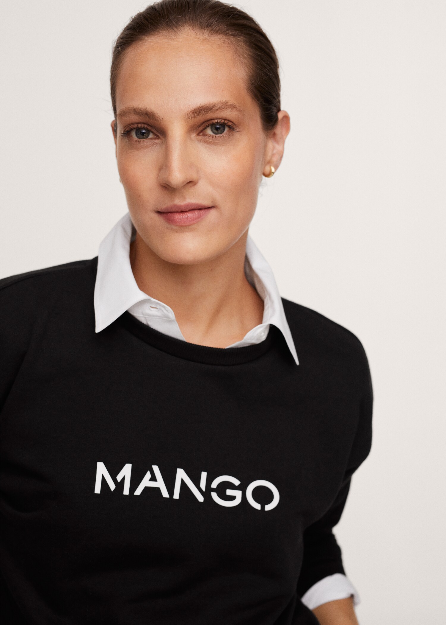 Logo cotton sweatshirt - Details of the article 2