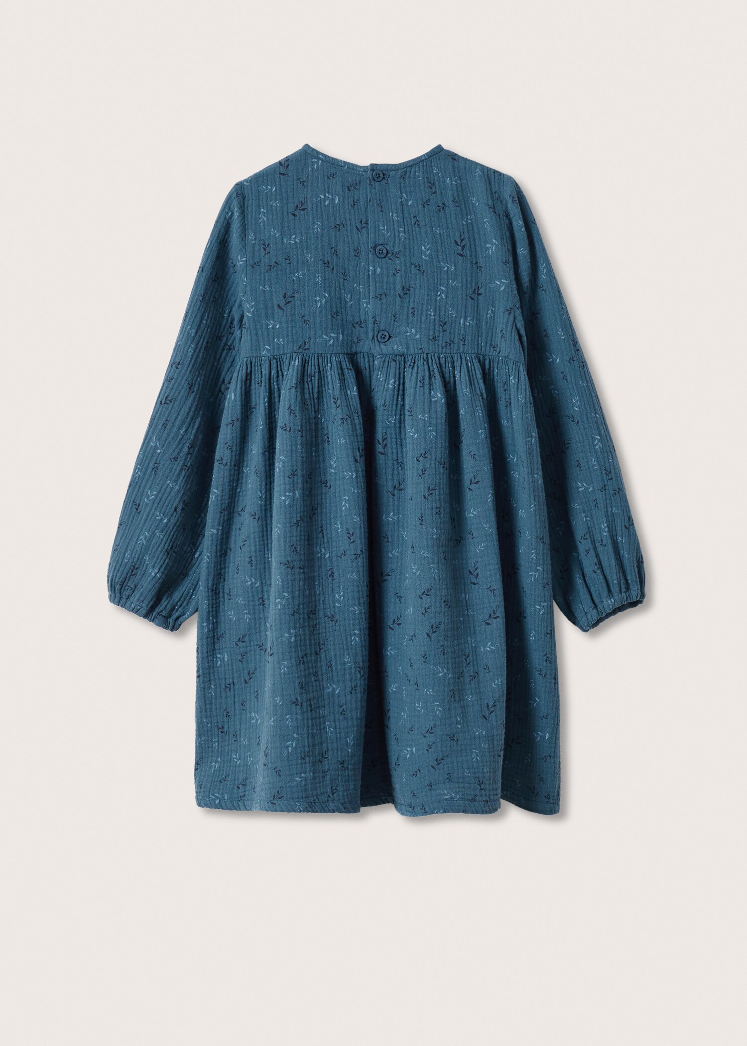 Vestido estampado hojas - Reverso del artículo