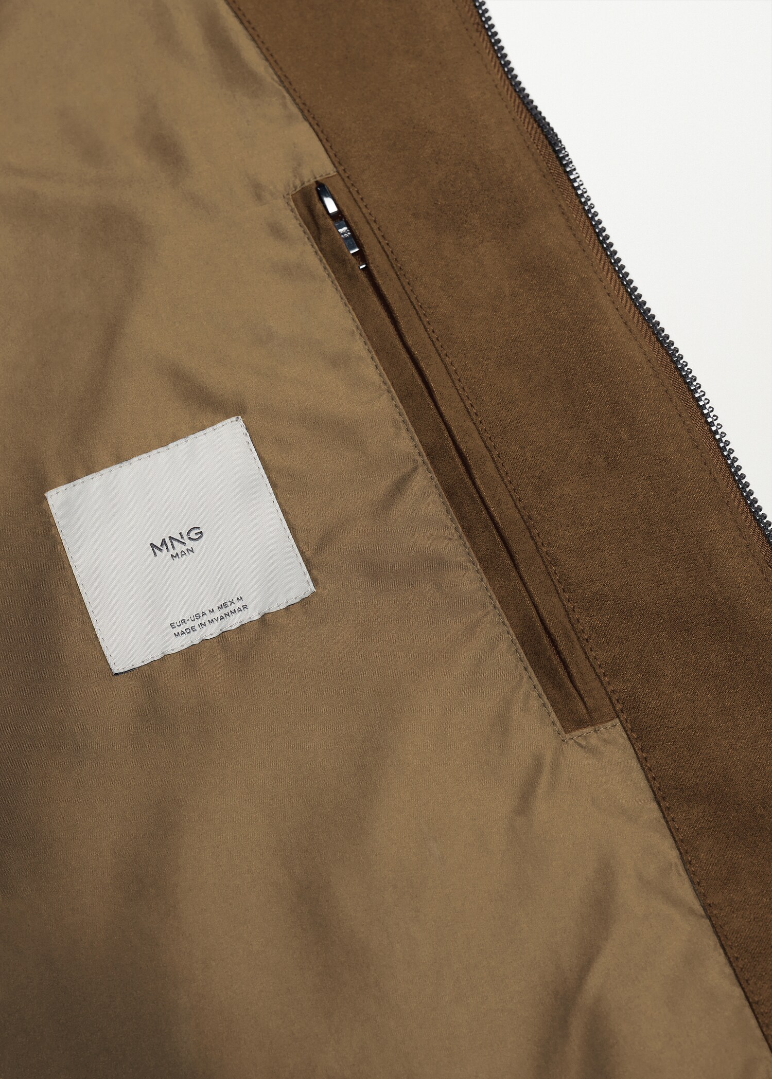 Bunda bomber z imitace semiše - Detail zboží 8