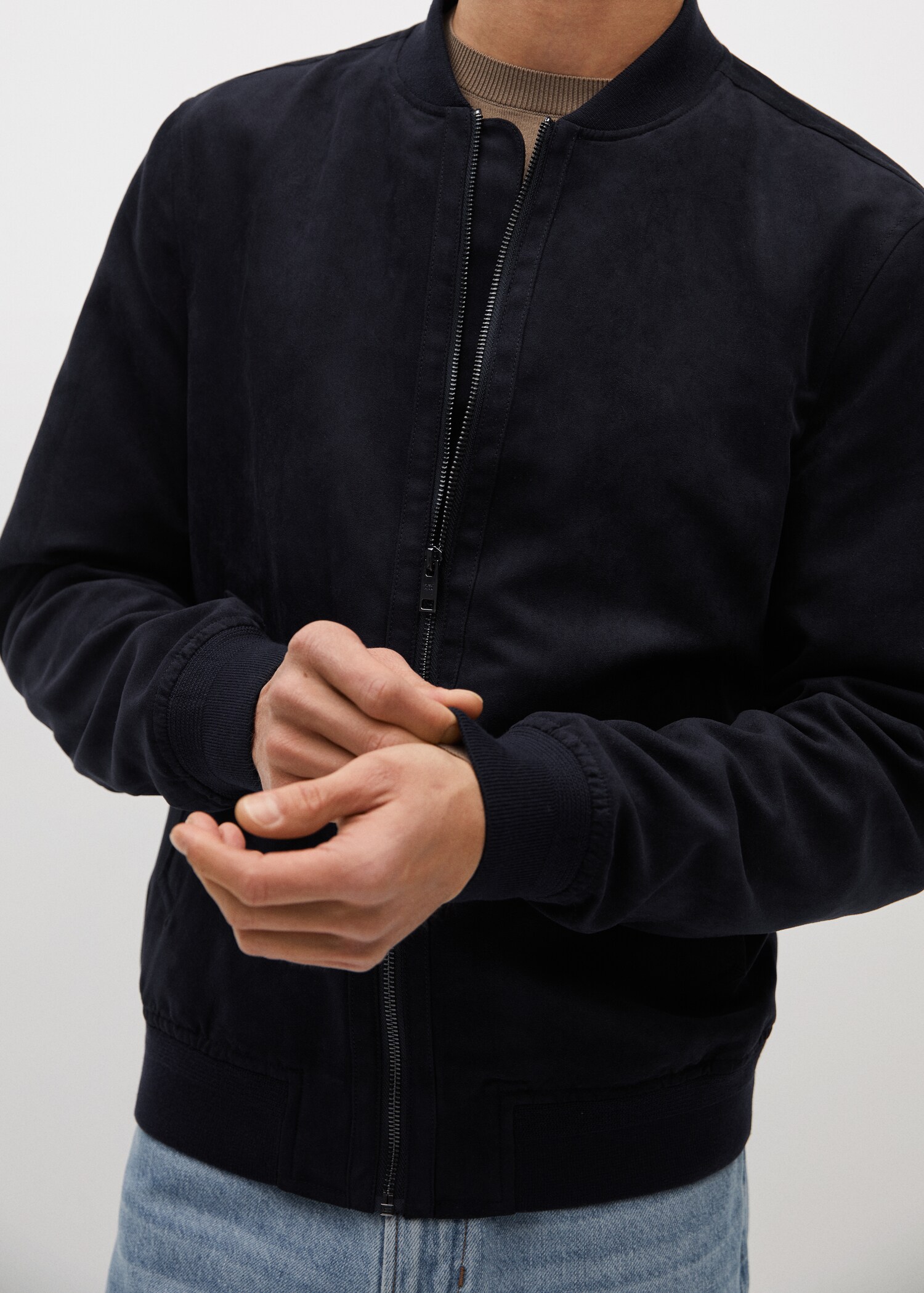 Bunda bomber z imitace semiše - Detail zboží 1