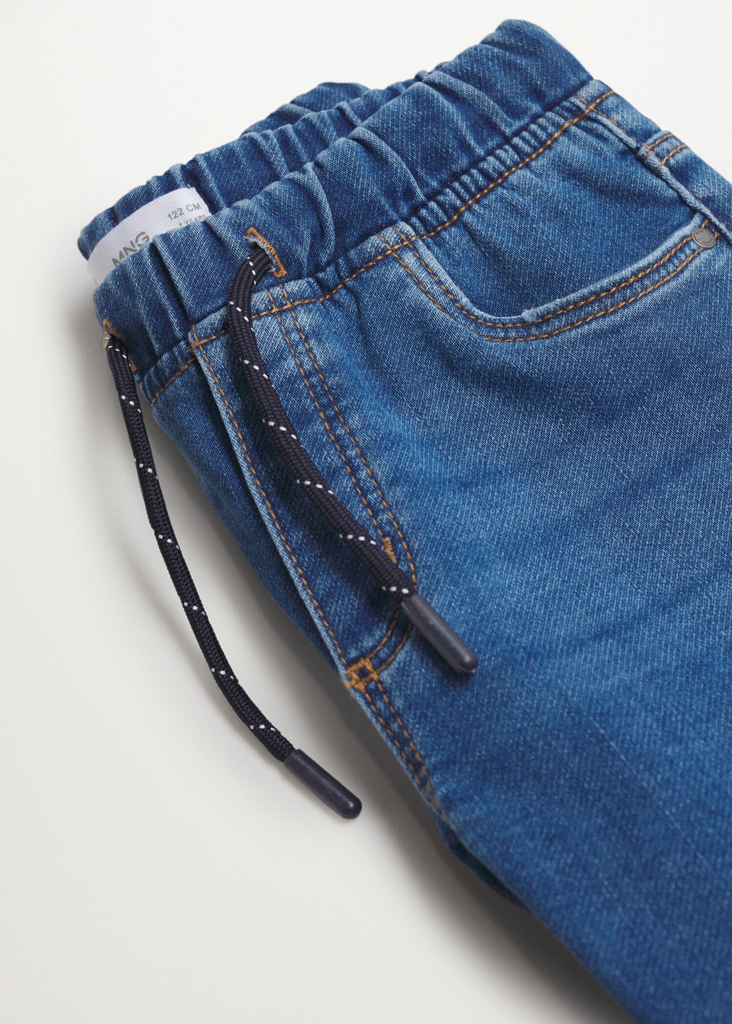 Bermudas denim cintura elástica - Detalle del artículo 8