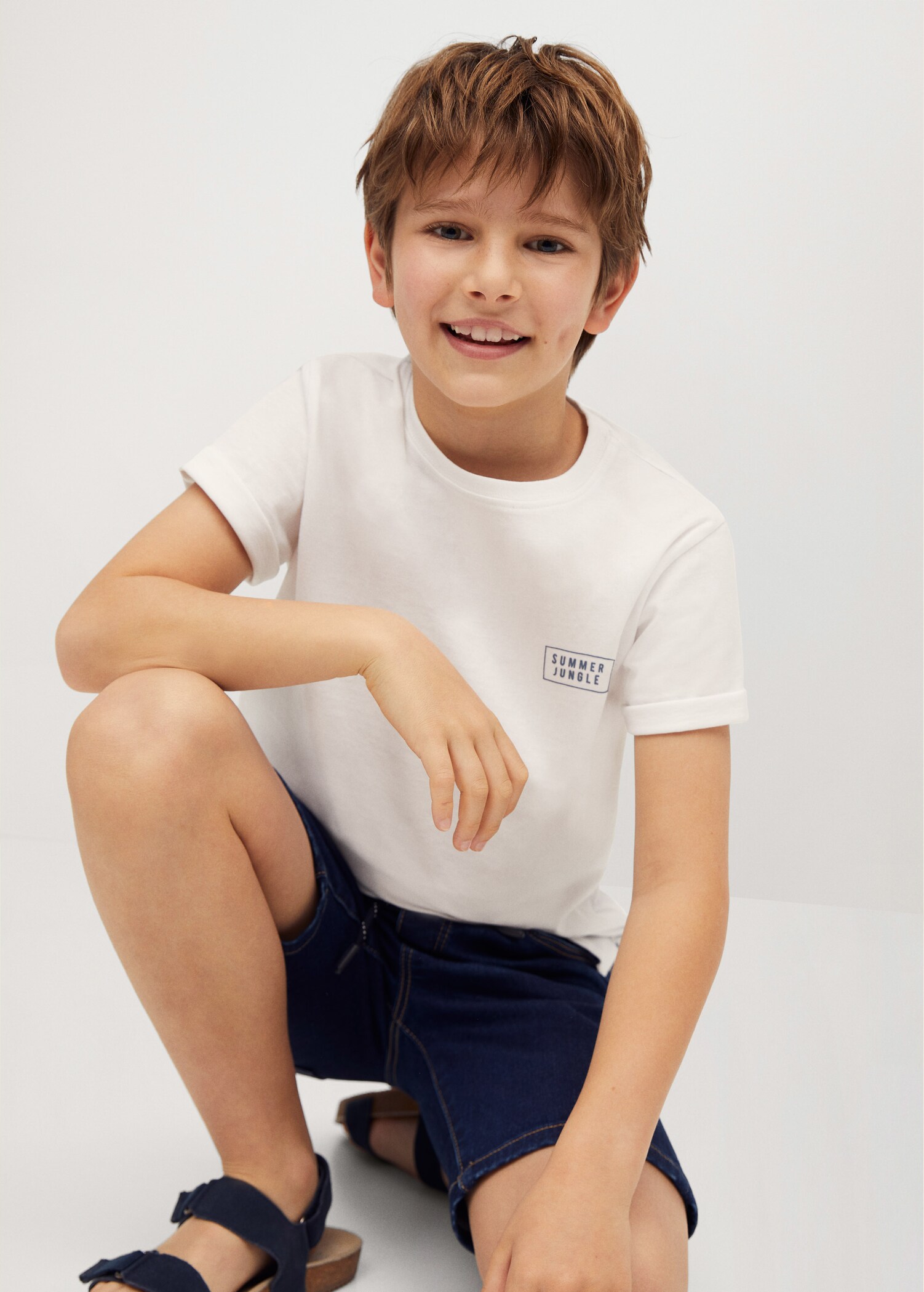 Bermudas denim cintura elástica - Detalle del artículo 2