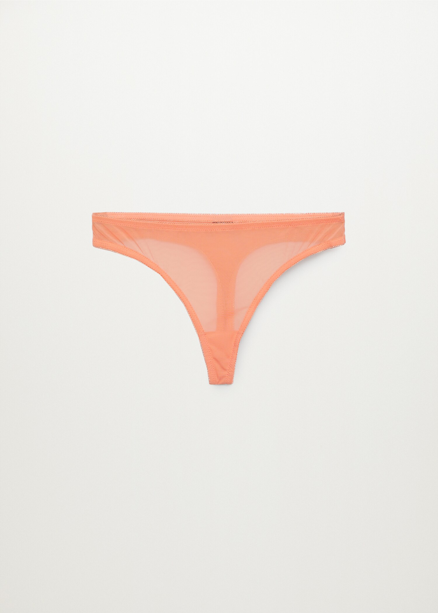 Tanga tejido semitransparente - Artículo sin modelo