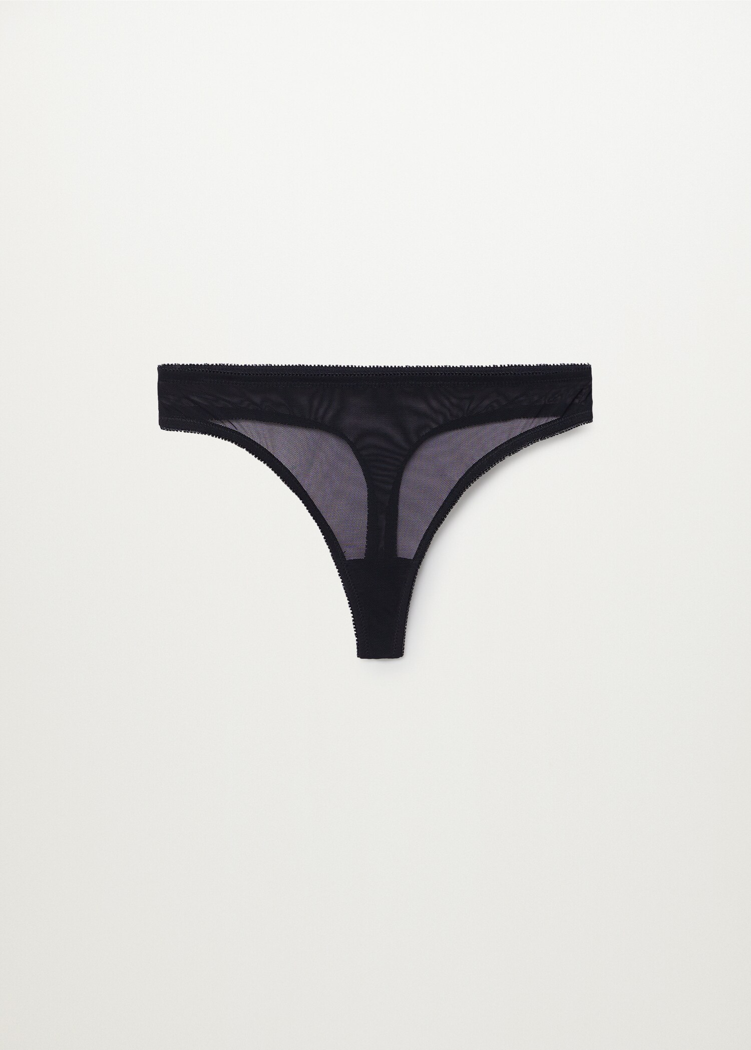 Tanga tejido semitransparente - Artículo sin modelo