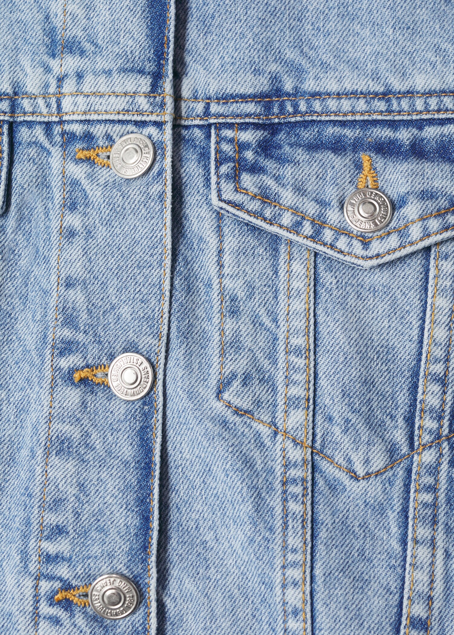 Chaleco denim bolsillos - Detalle del artículo 8
