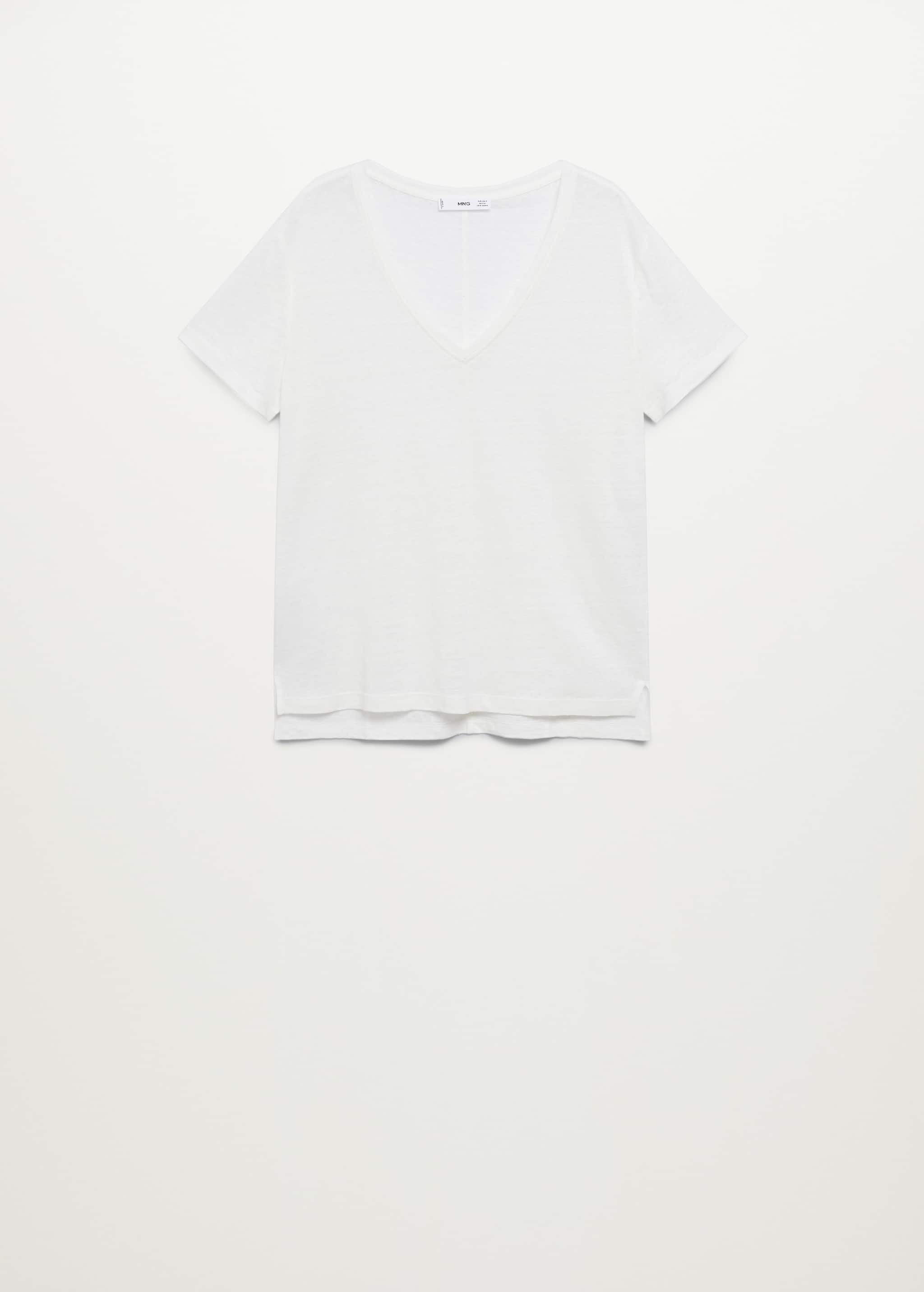 T-Shirt aus 100 % Leinen - Artikel ohne Model