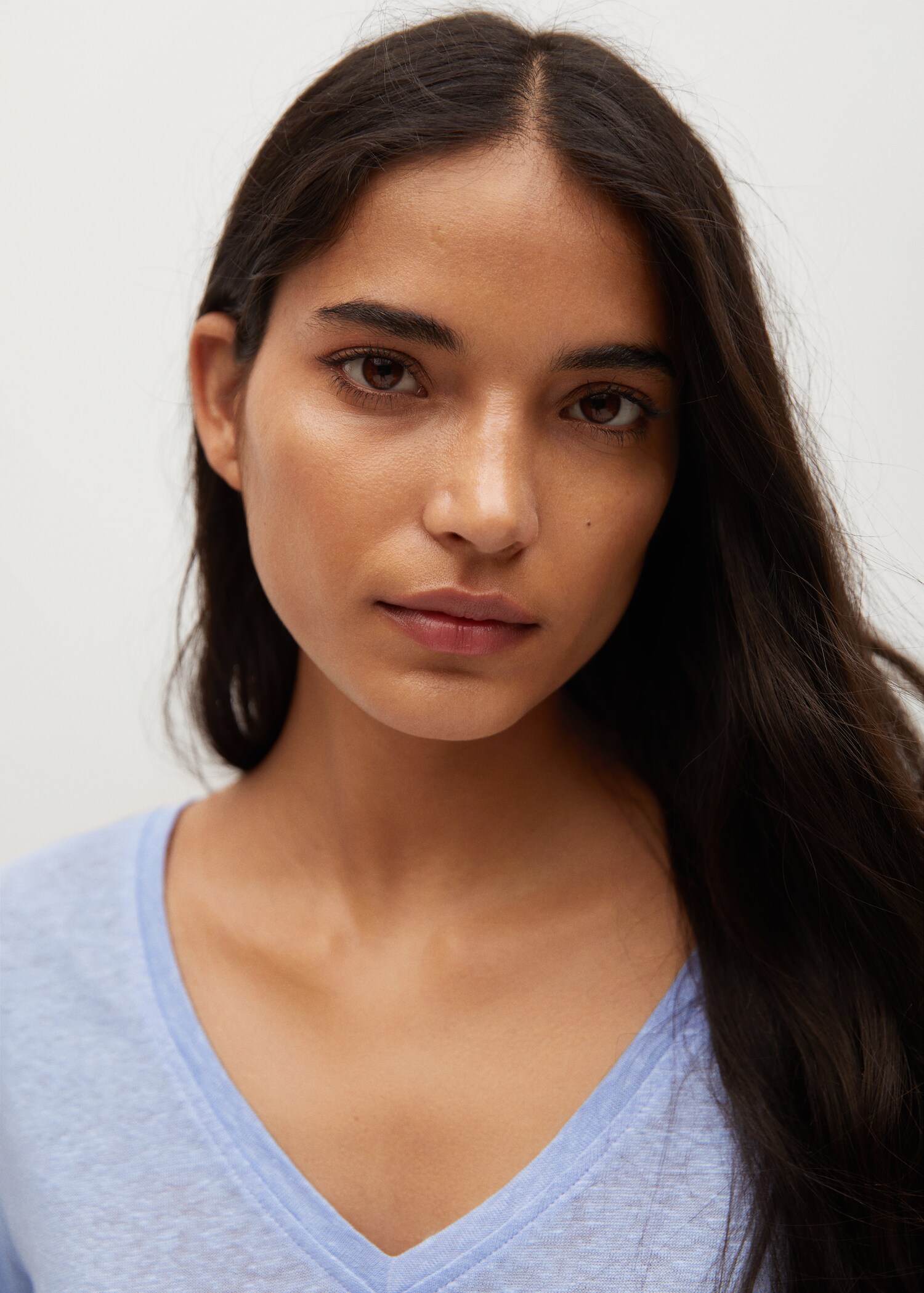 100% linen t-shirt - Details of the article 1