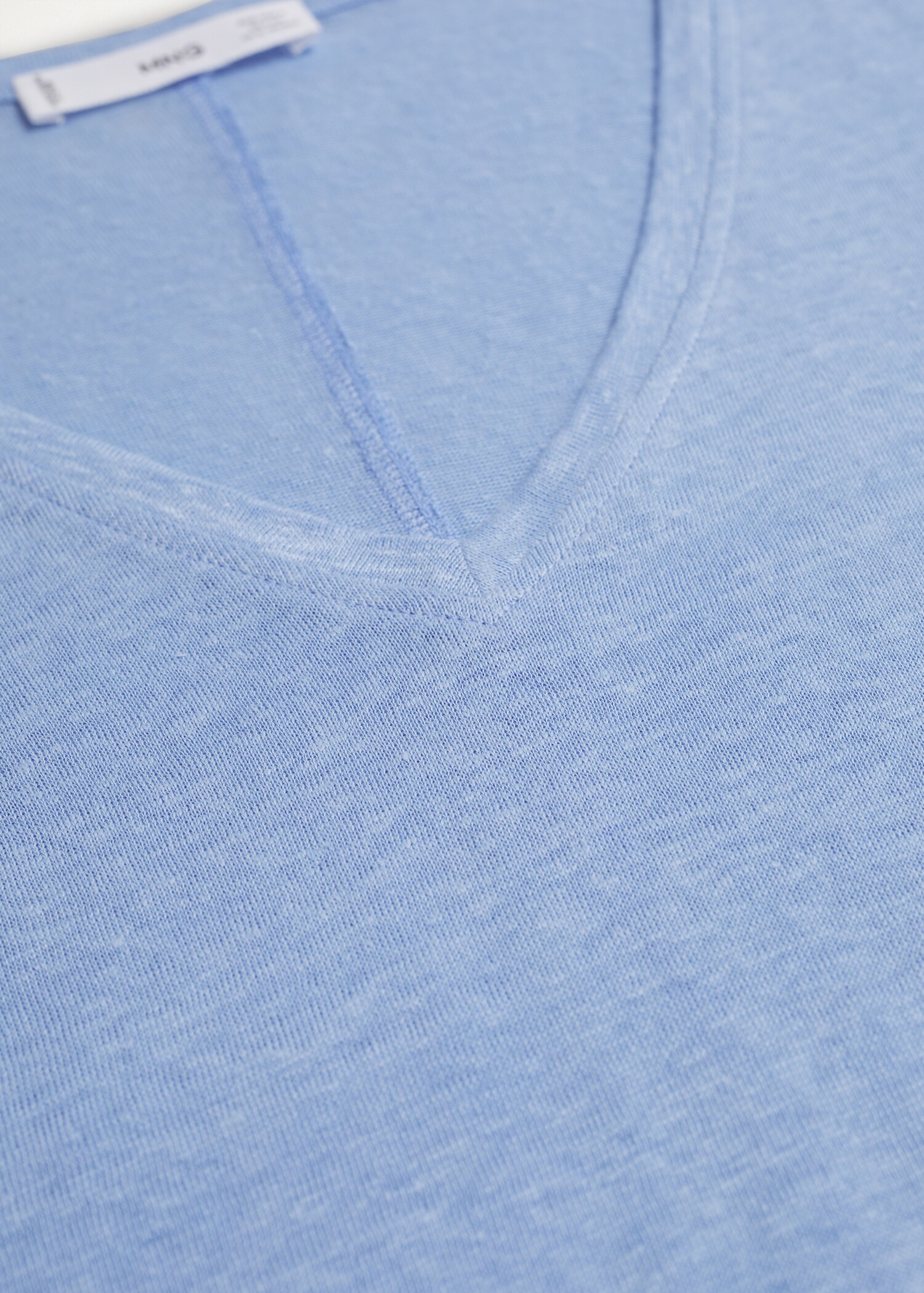 100% linen t-shirt - Details of the article 8
