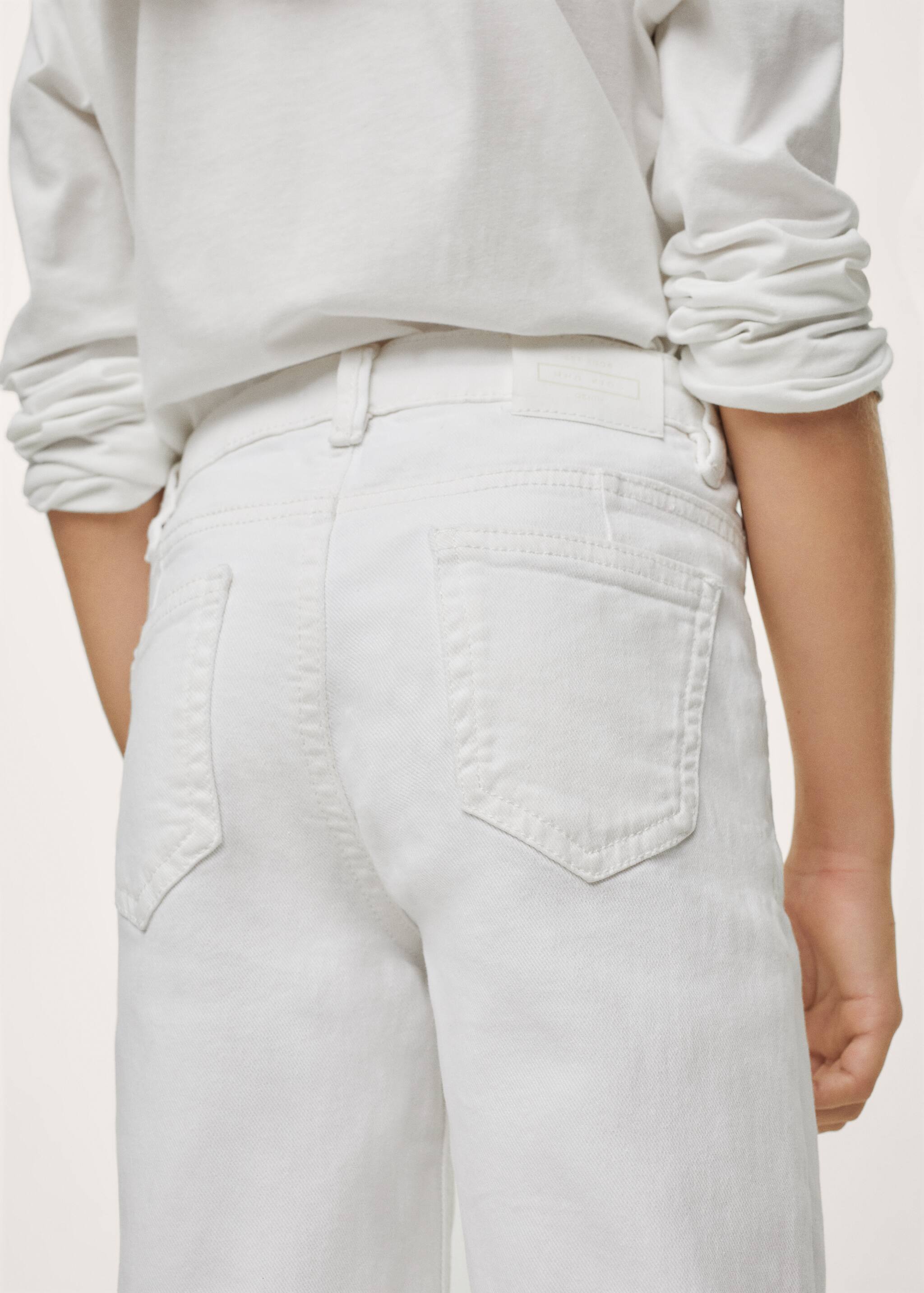 Culotte-Jeans mit ausgefranstem Saum - Detail des Artikels 2