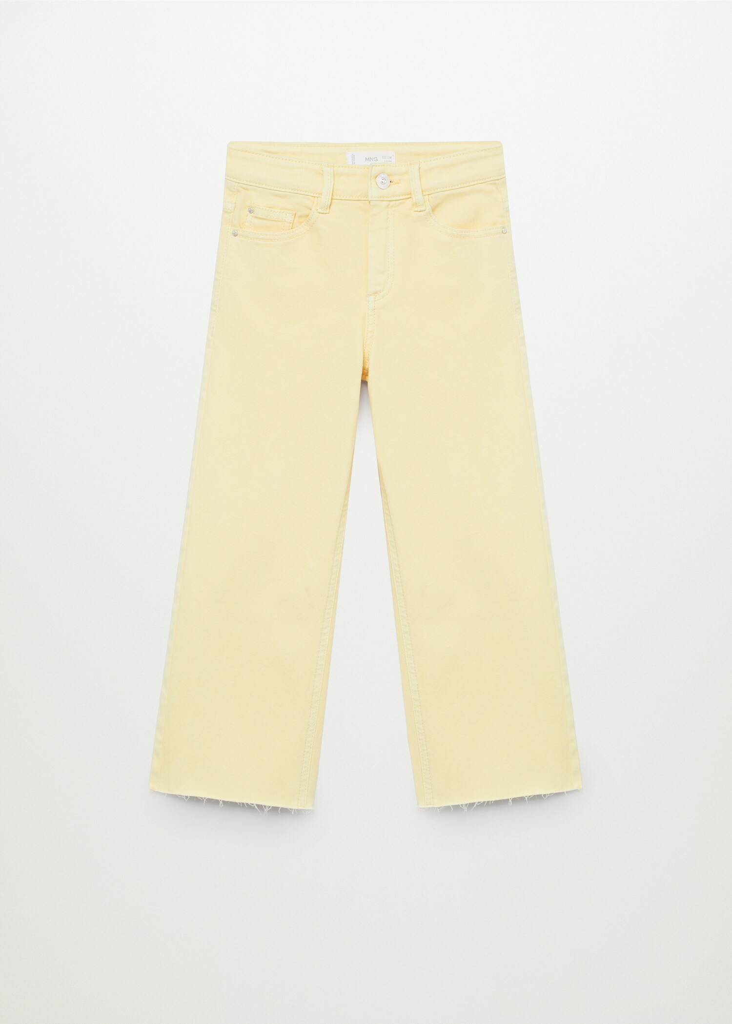 Culotte-Jeans mit ausgefranstem Saum - Artikel ohne Model