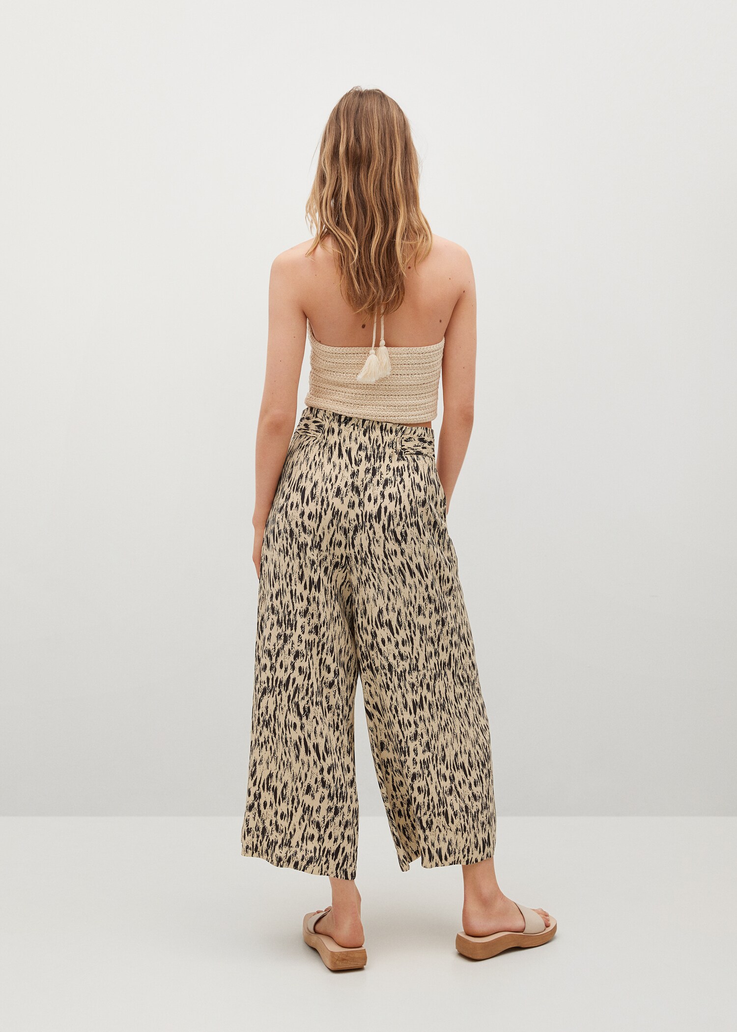 Pantalón culotte estampado - Reverso del artículo