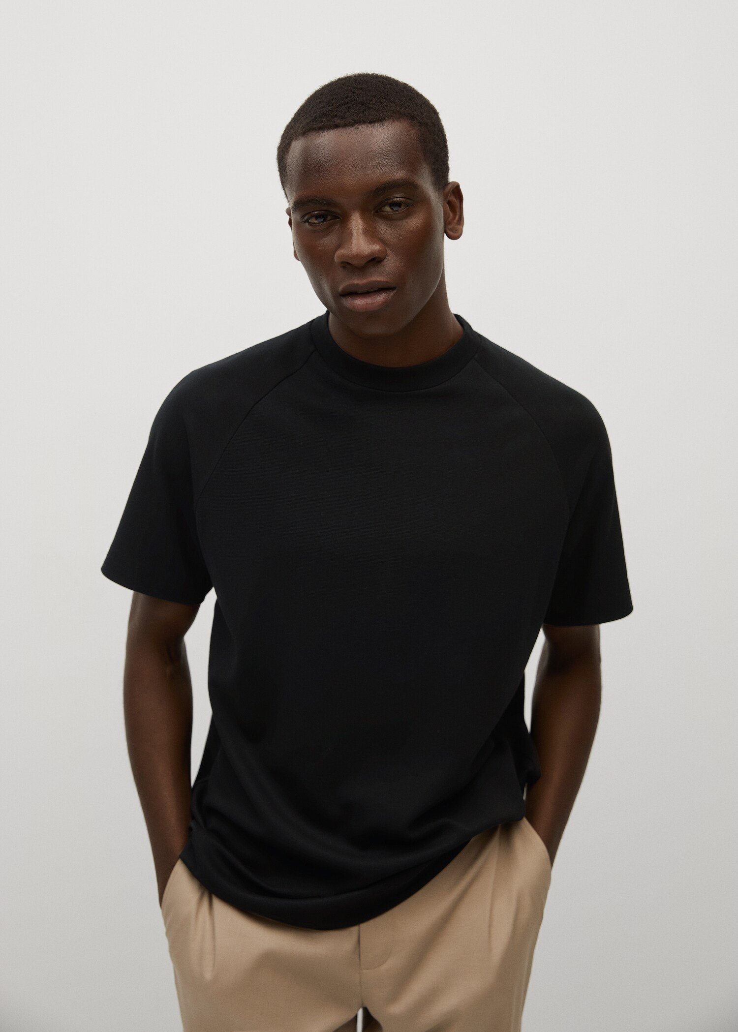 Camiseta regular fit fluida - Plano medio
