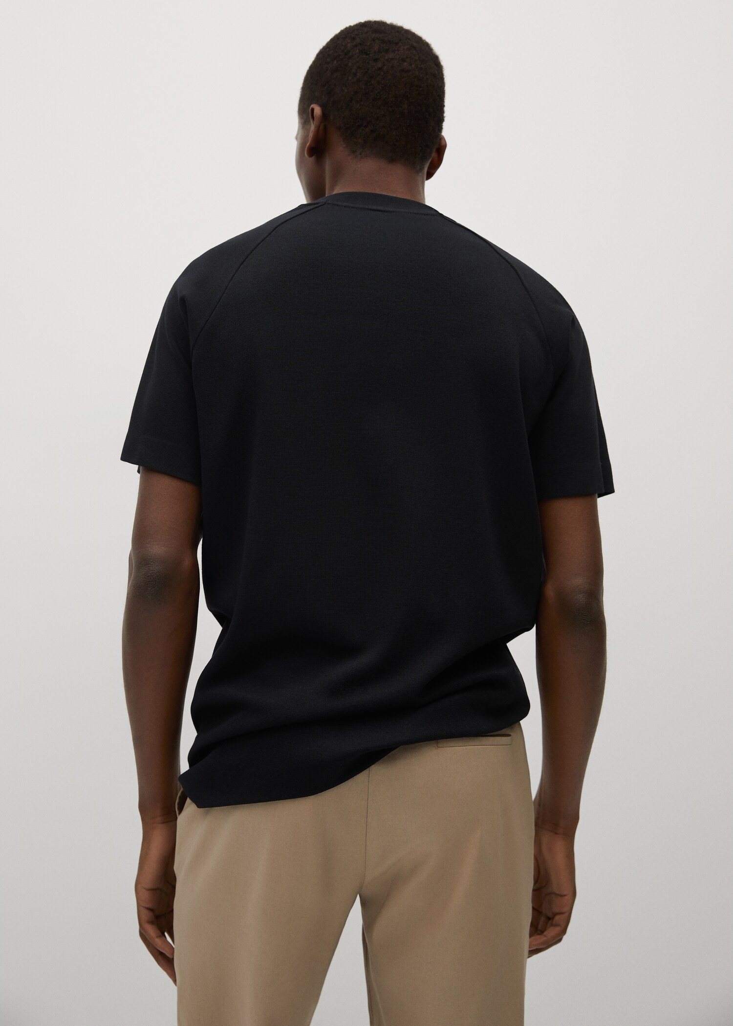 Camiseta regular fit fluida - Reverso del artículo