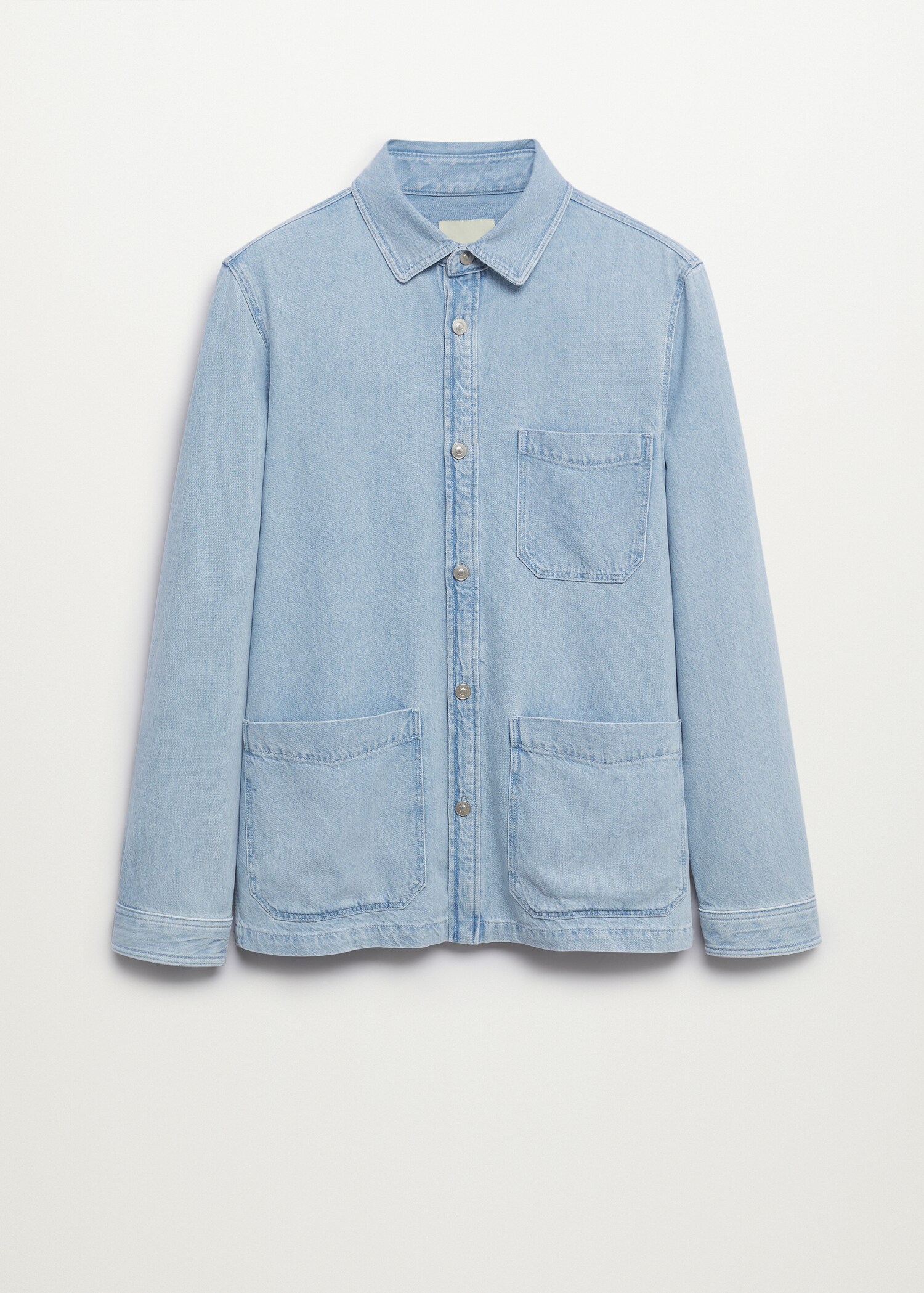 Pocket denim overshirt - Article without model
