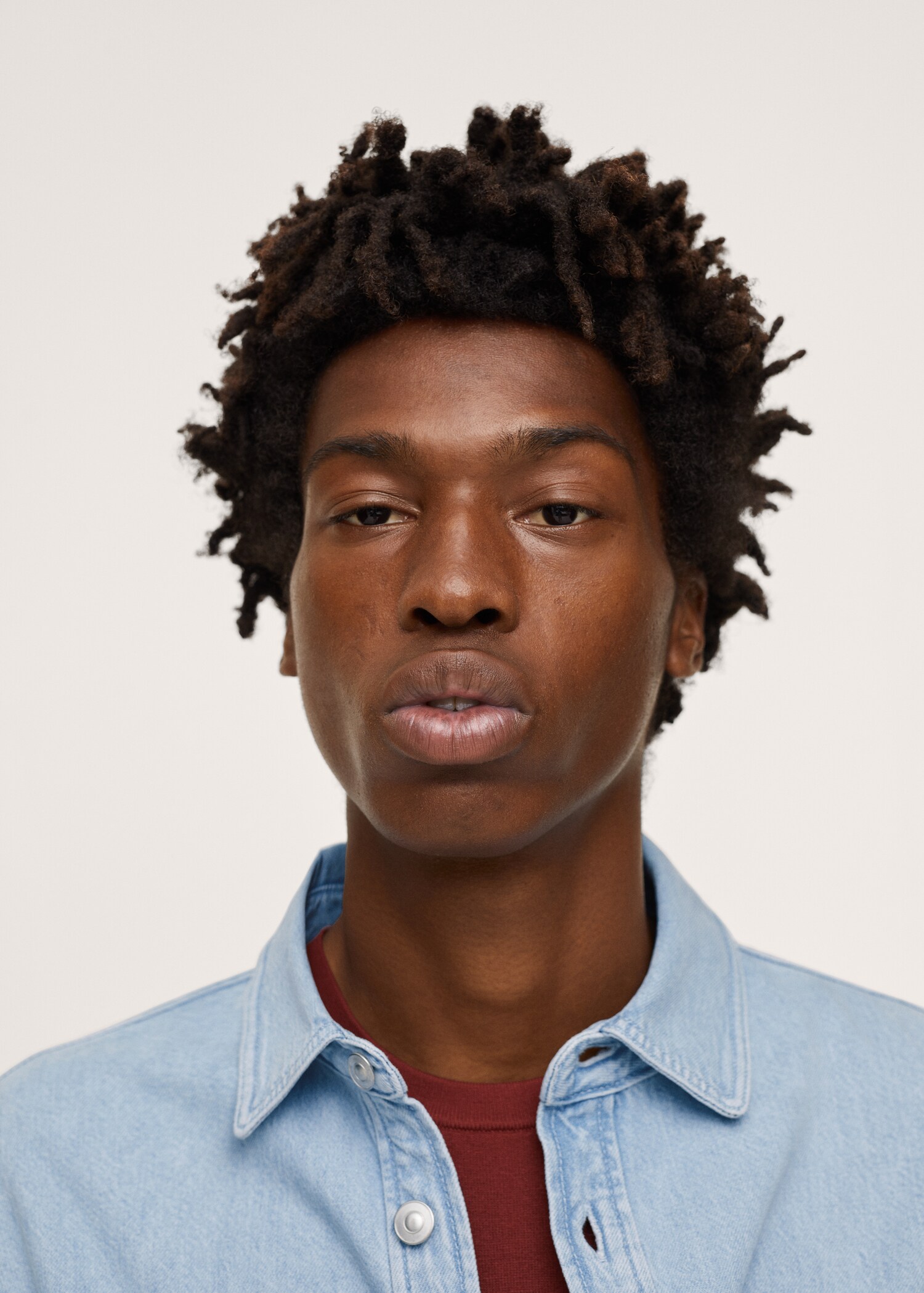 Pocket denim overshirt - Details of the article 1