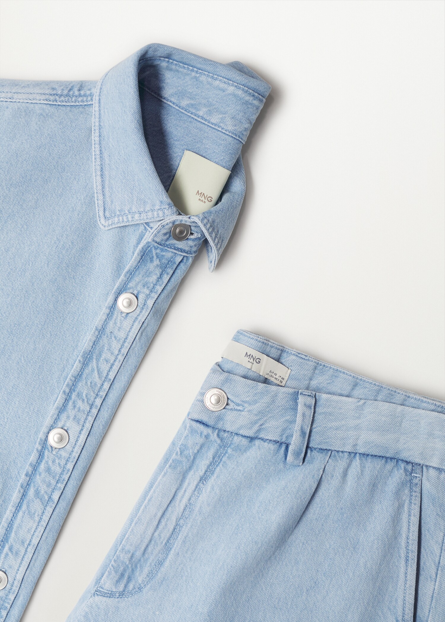 Pocket denim overshirt - Details of the article 9