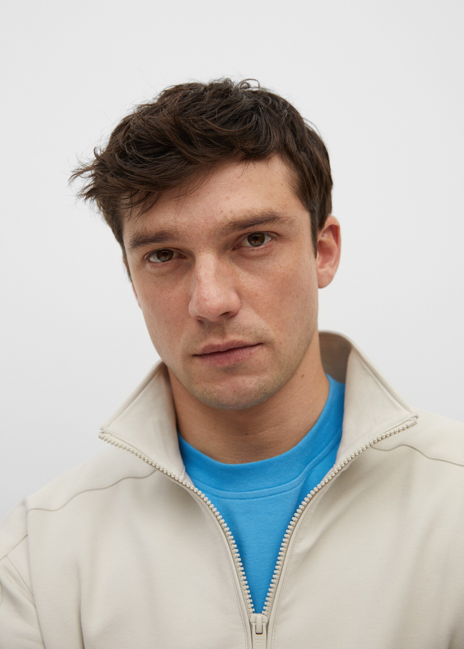 Sudadera algodón cuello cremallera - Detalle del artículo 2