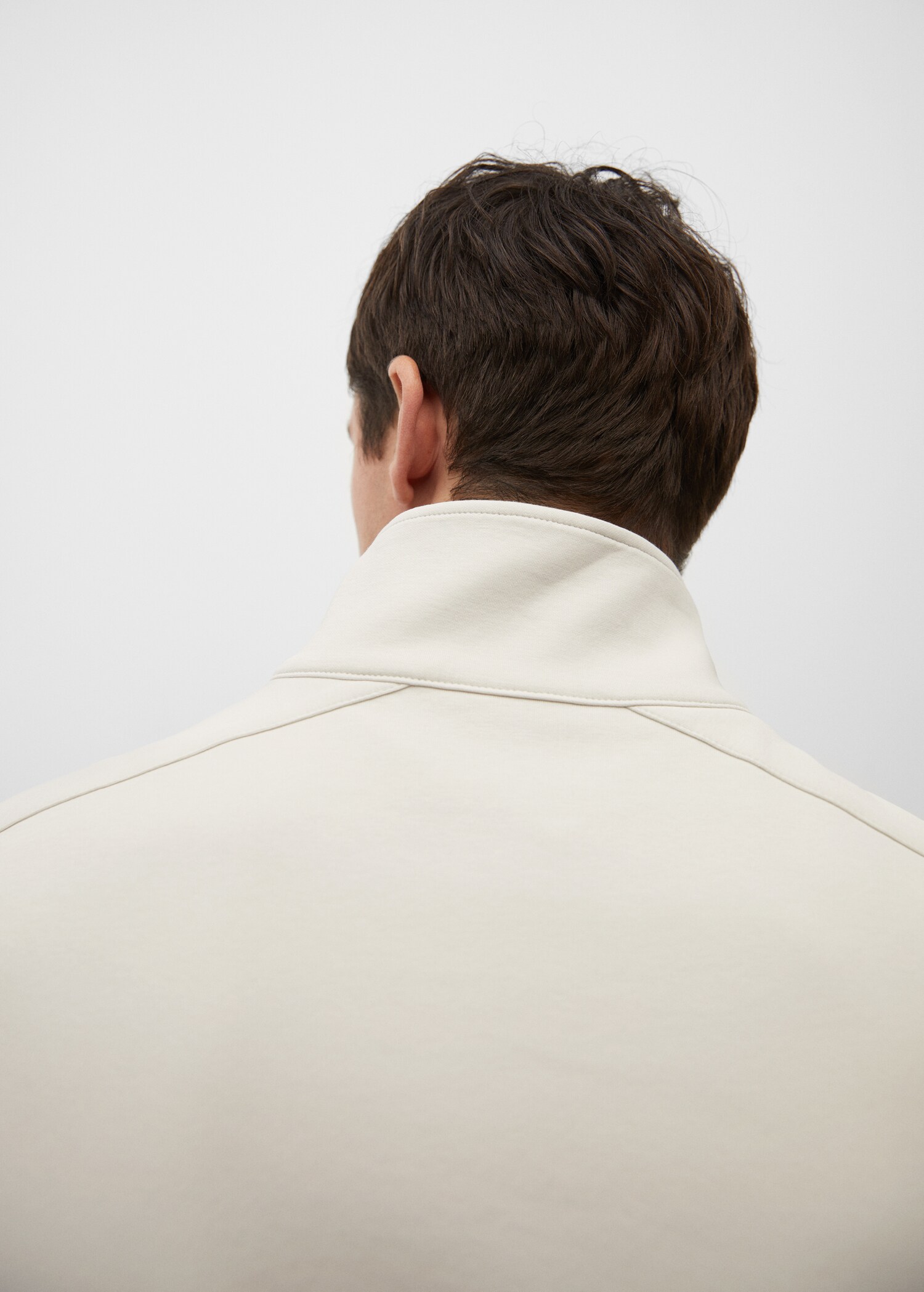 Sudadera algodón cuello cremallera - Detalle del artículo 4