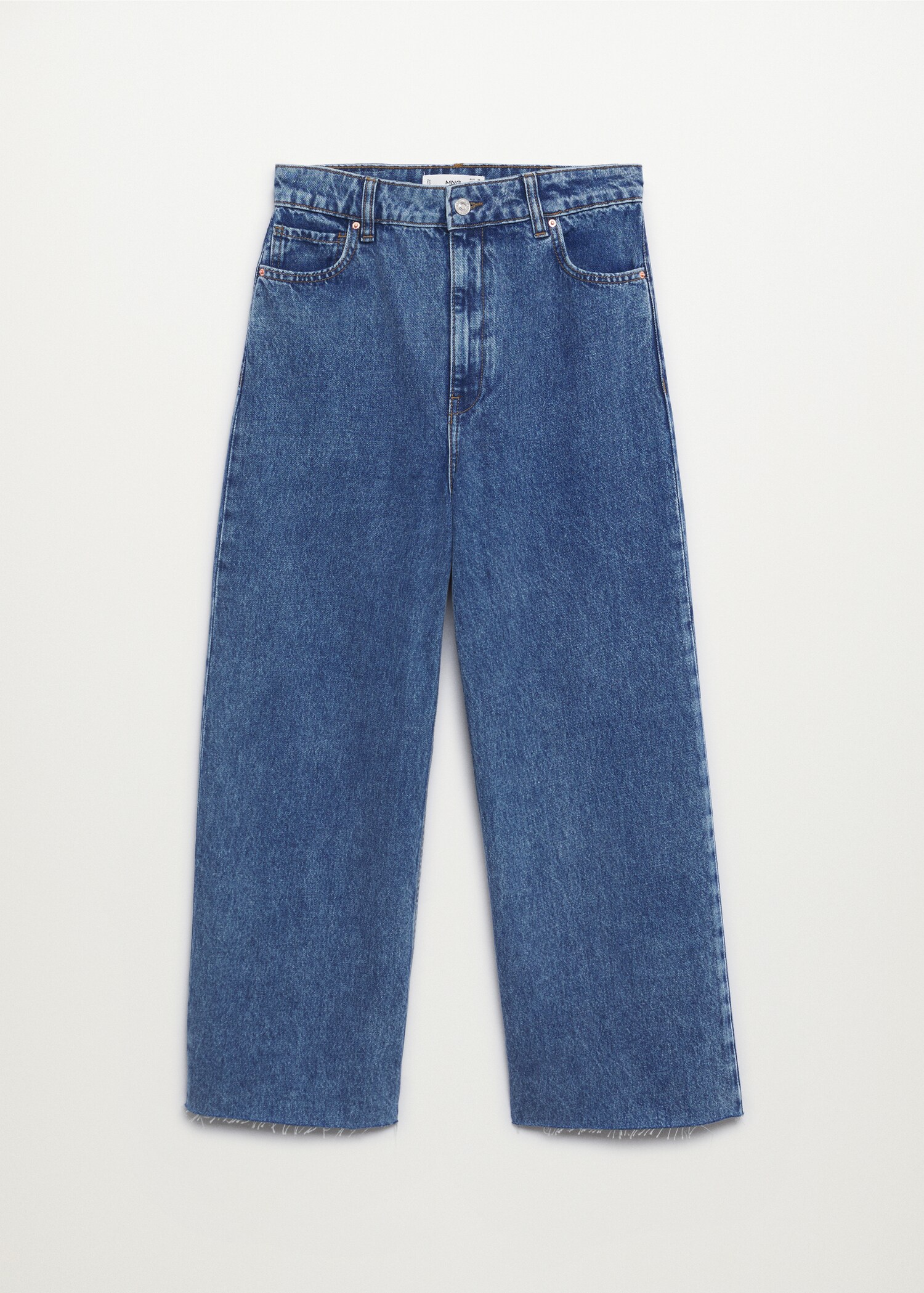 Jupe-culotte jean taille haute - Article sans modèle