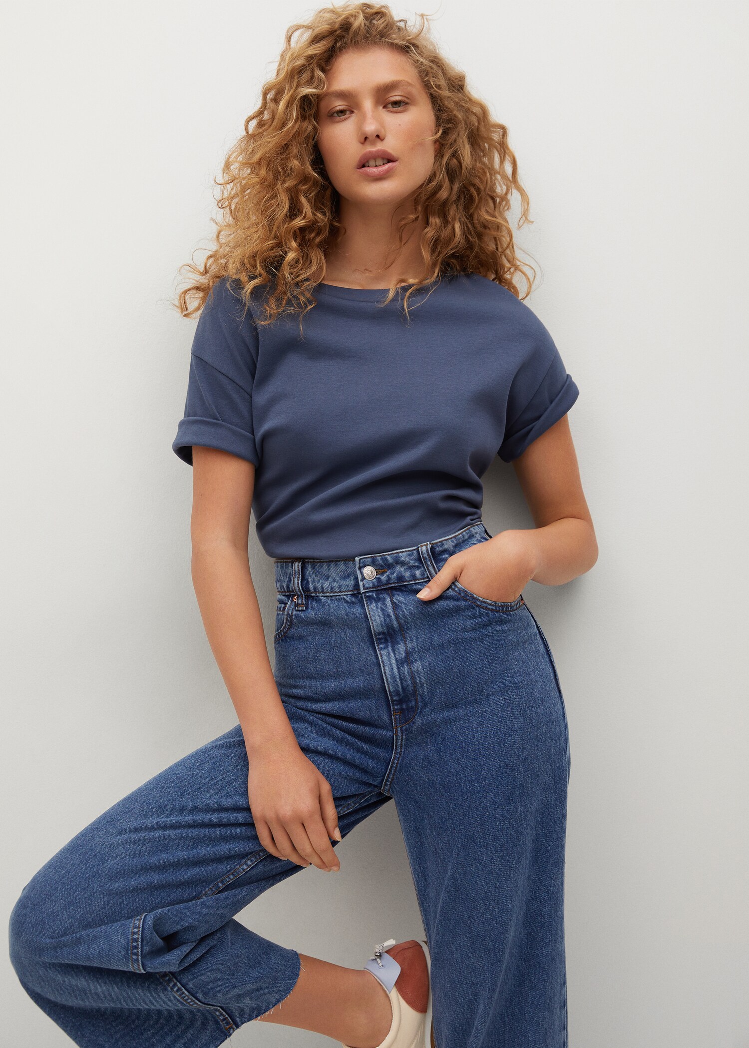 Jupe-culotte jean taille haute - Détail de l'article 1