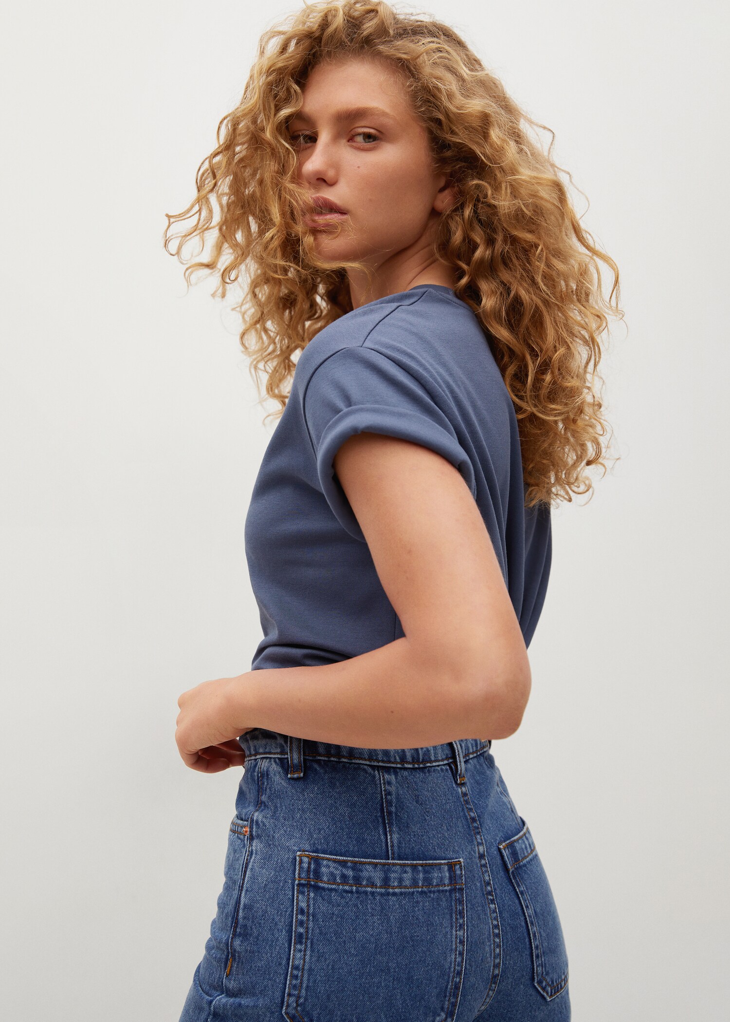 Jupe-culotte jean taille haute - Détail de l'article 3