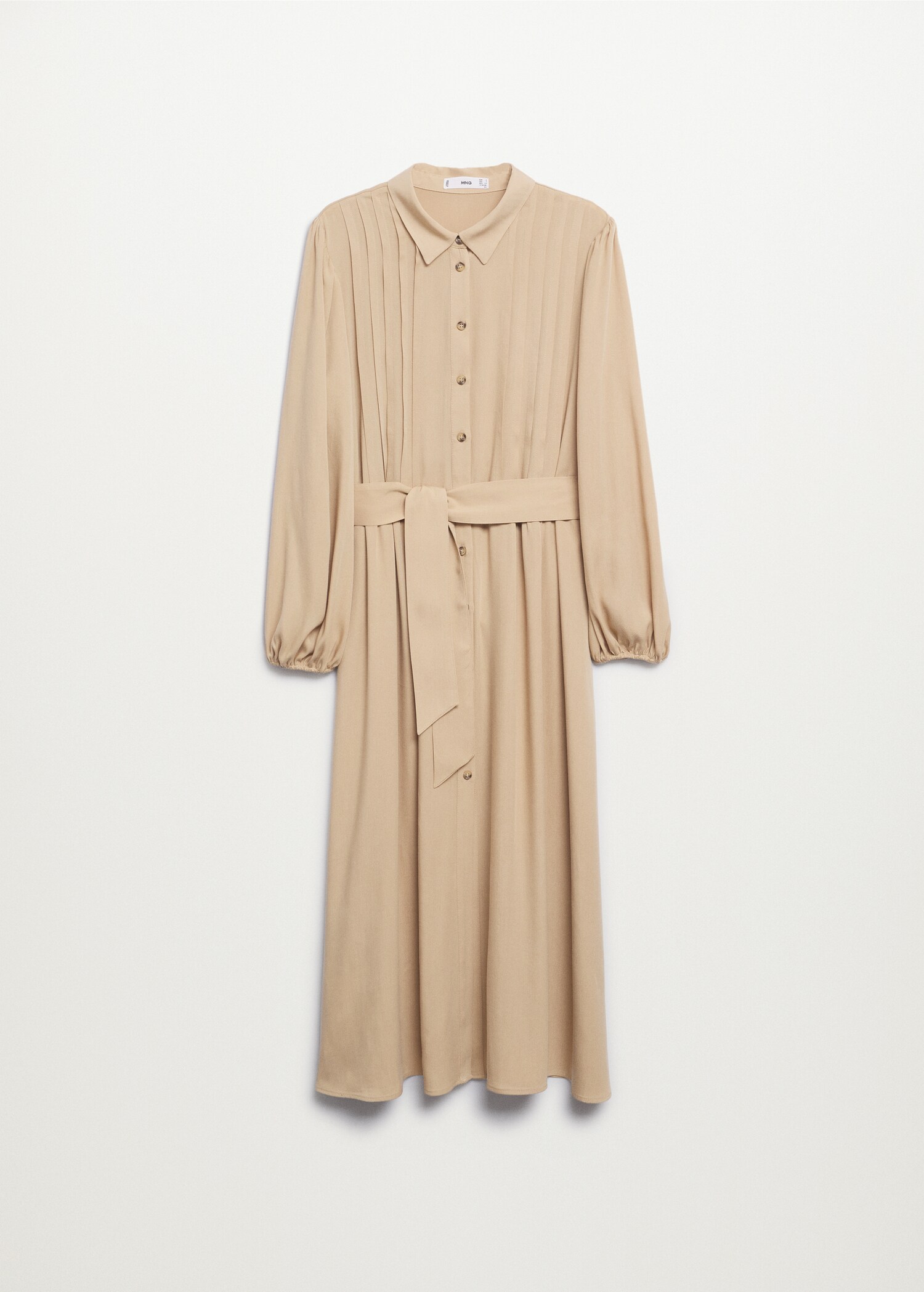 Lyocell pleated dress - Article without model