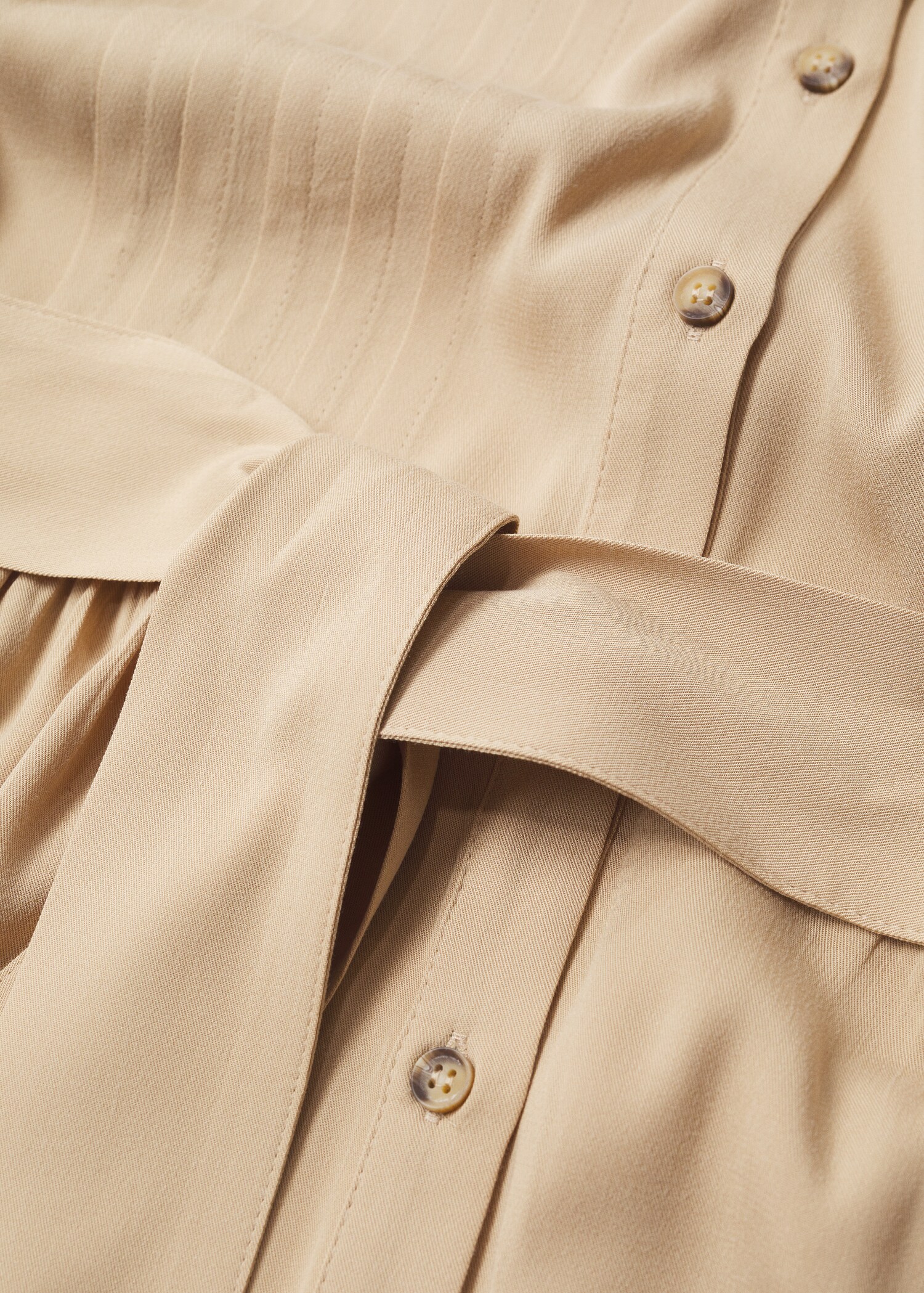 Lyocell pleated dress - Details of the article 8