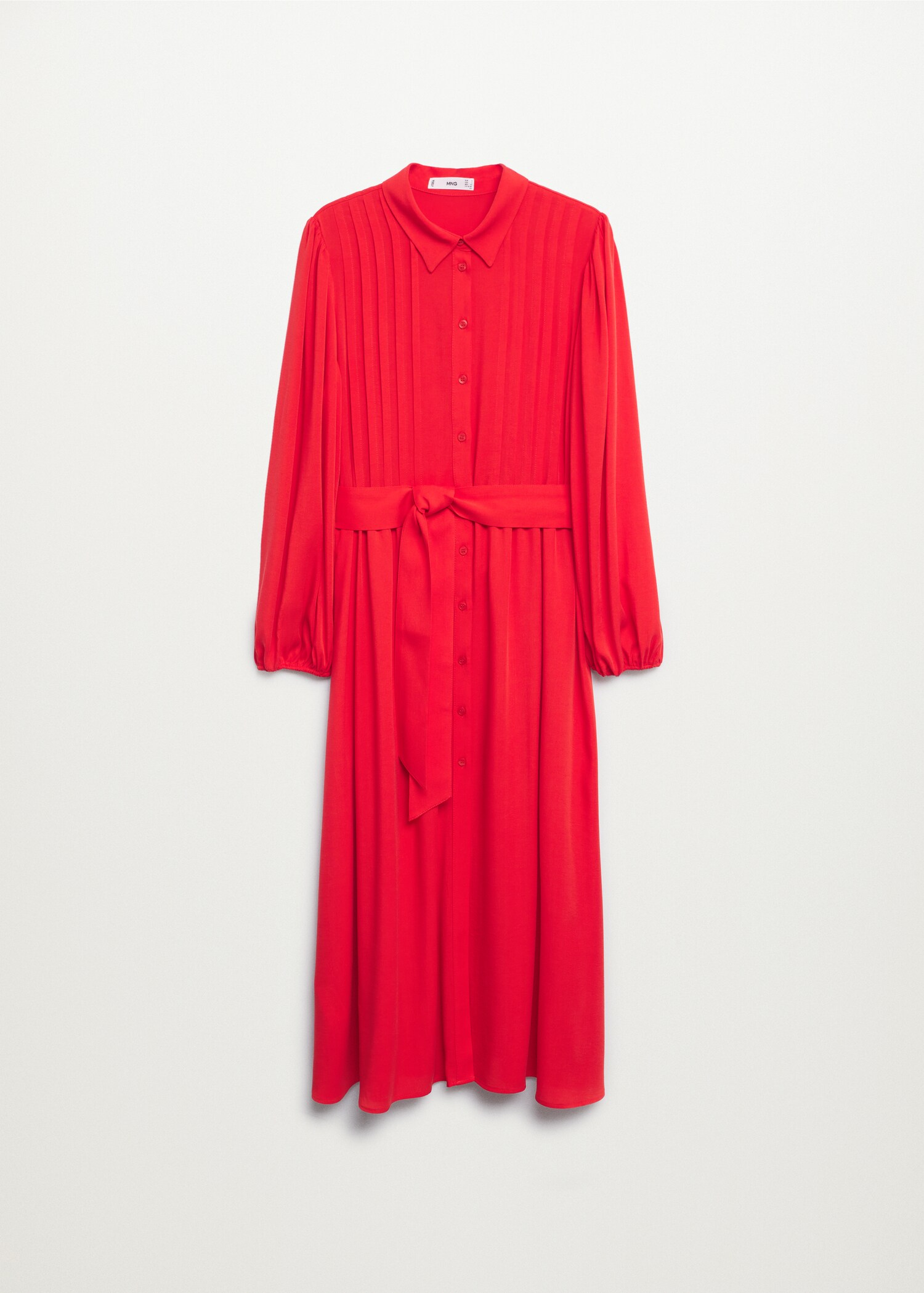 Lyocell pleated dress - Article without model