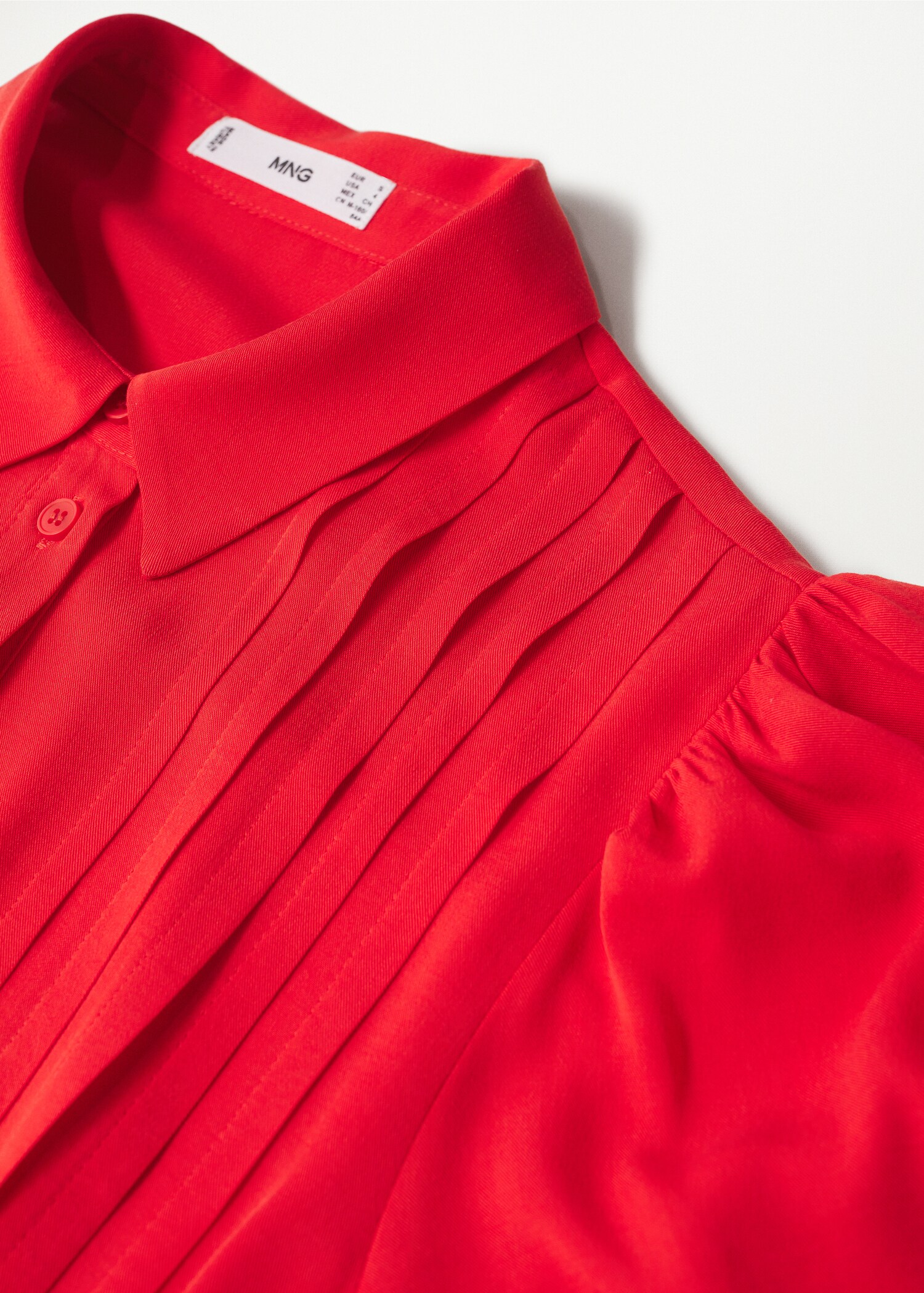 Lyocell pleated dress - Details of the article 8