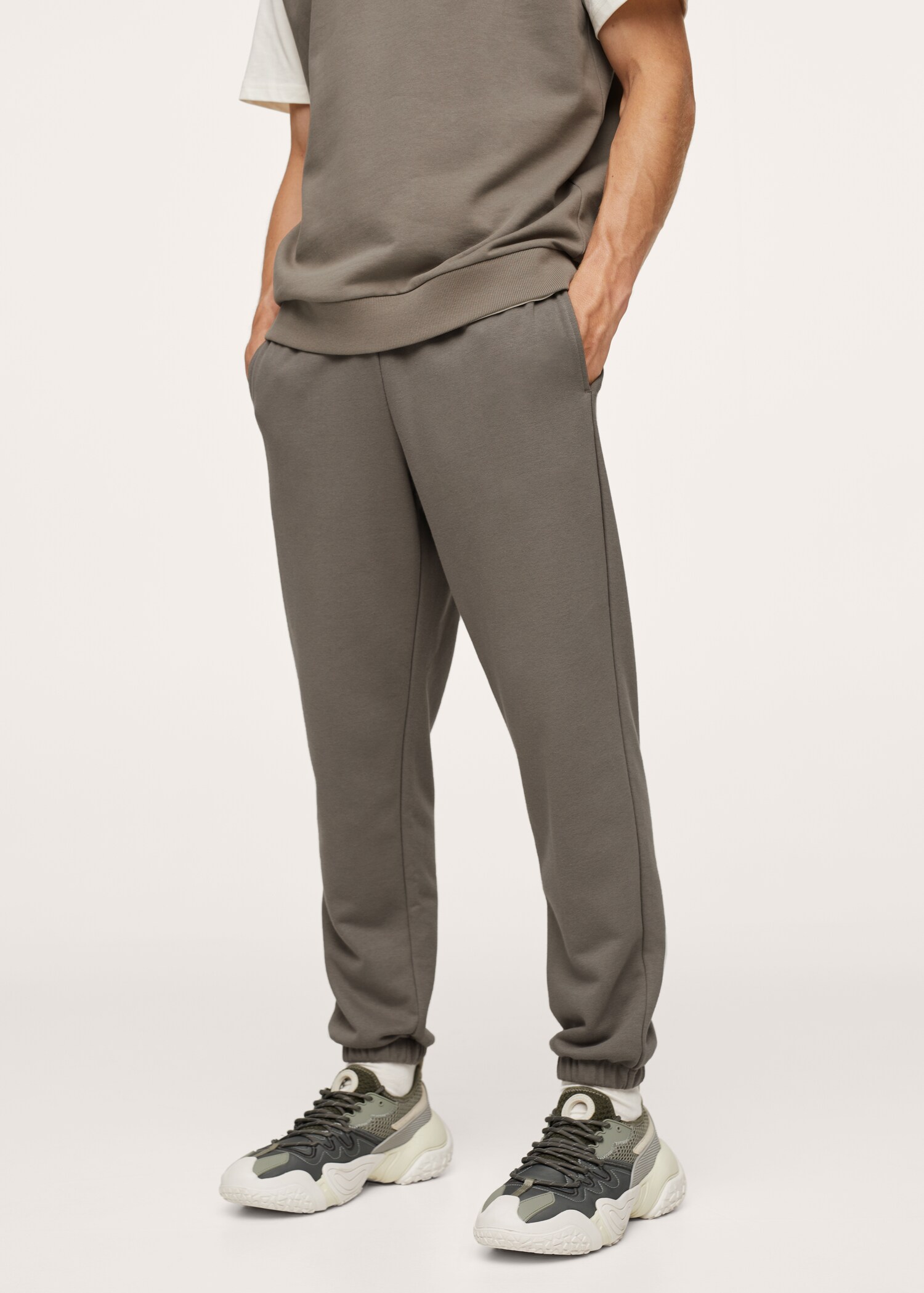 Pantalón jogger algodón - Plano medio