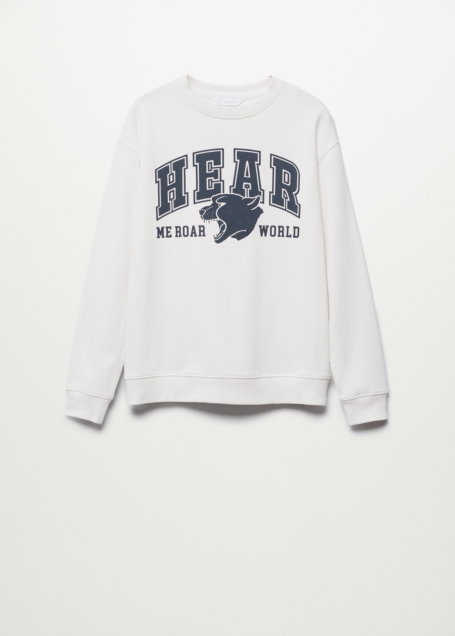 Sudadera mensaje estampado - Artículo sin modelo