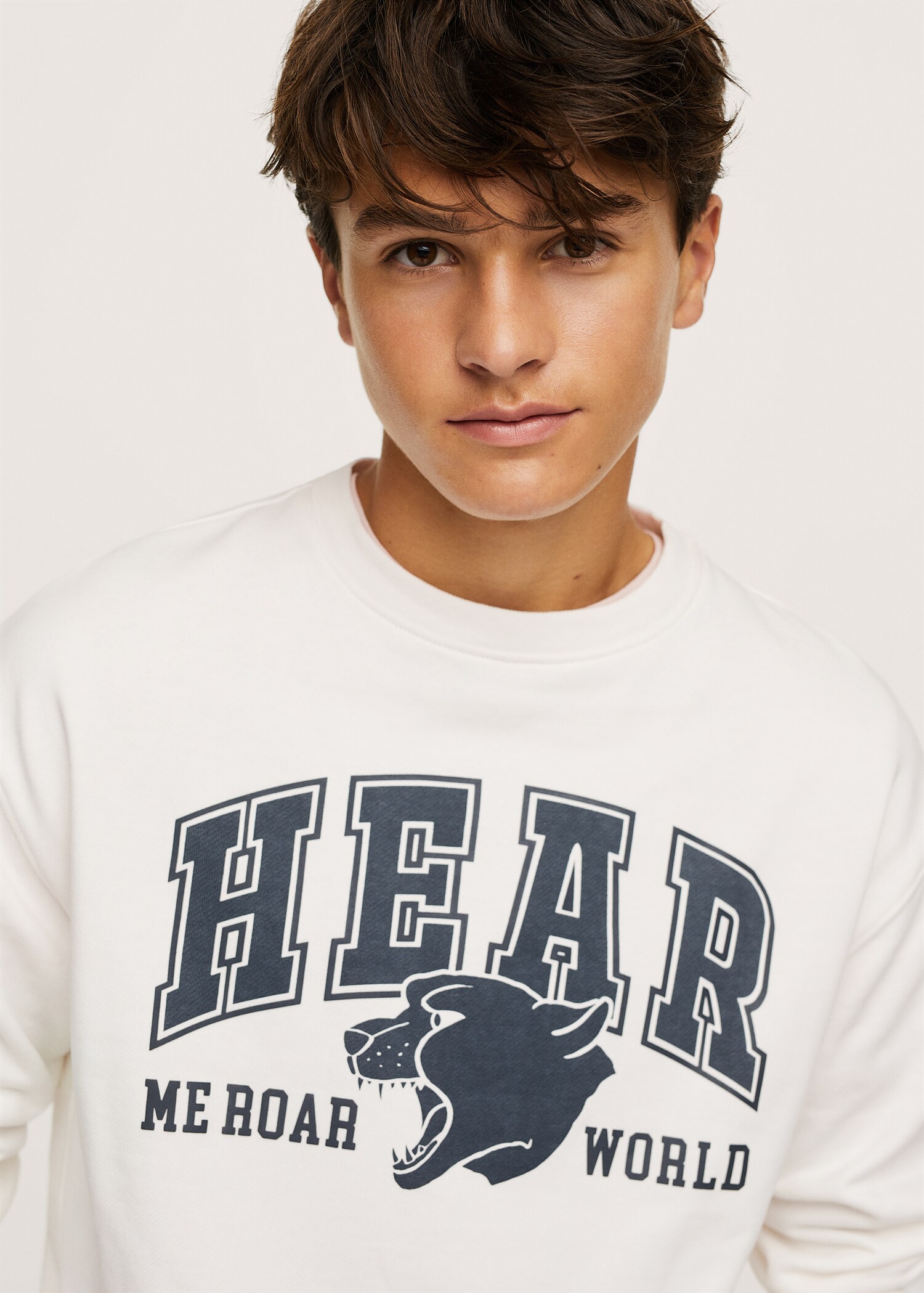 Sudadera mensaje estampado - Detalle del artículo 1