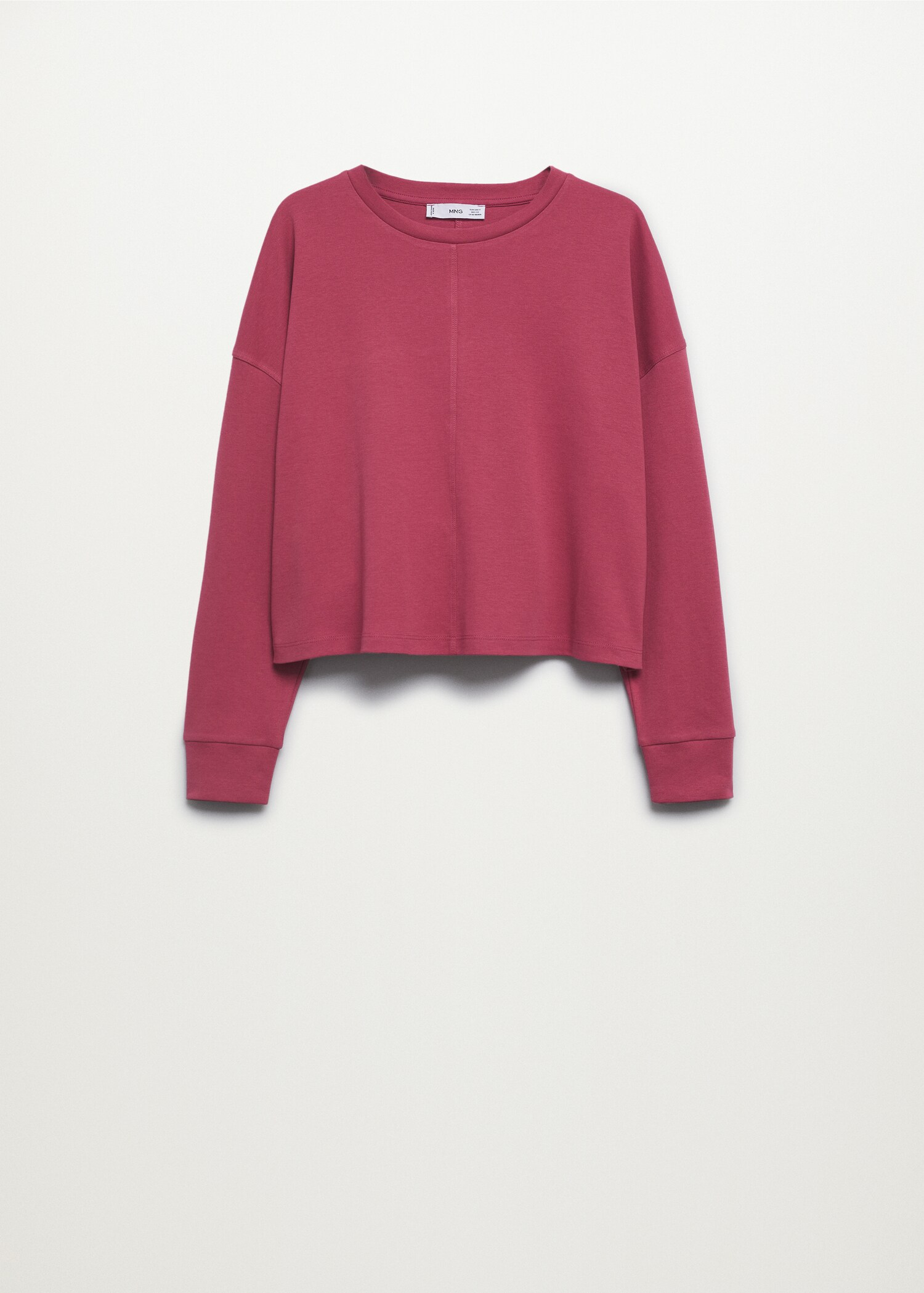 Sudadera crop algodón - Artículo sin modelo