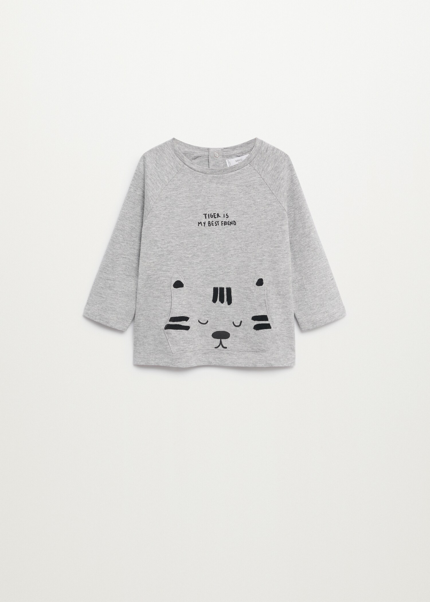 Camiseta manga larga estampada - Artículo sin modelo