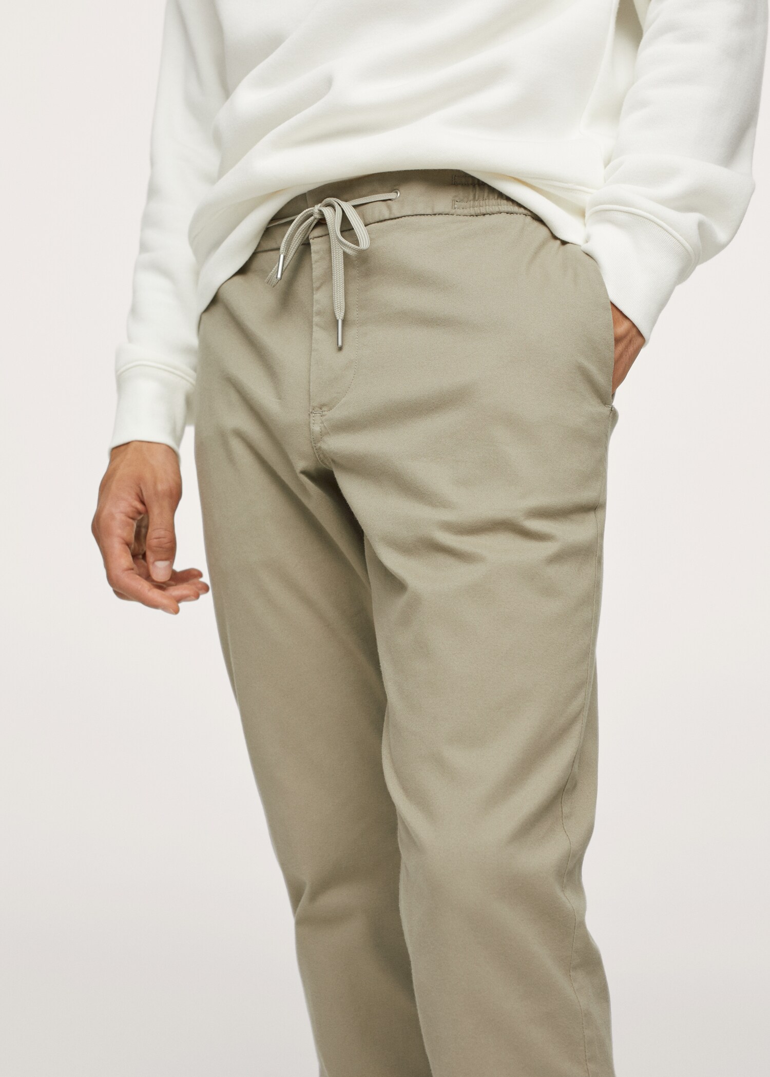 Pantalón jogger algodon lyocell - Detalle del artículo 1