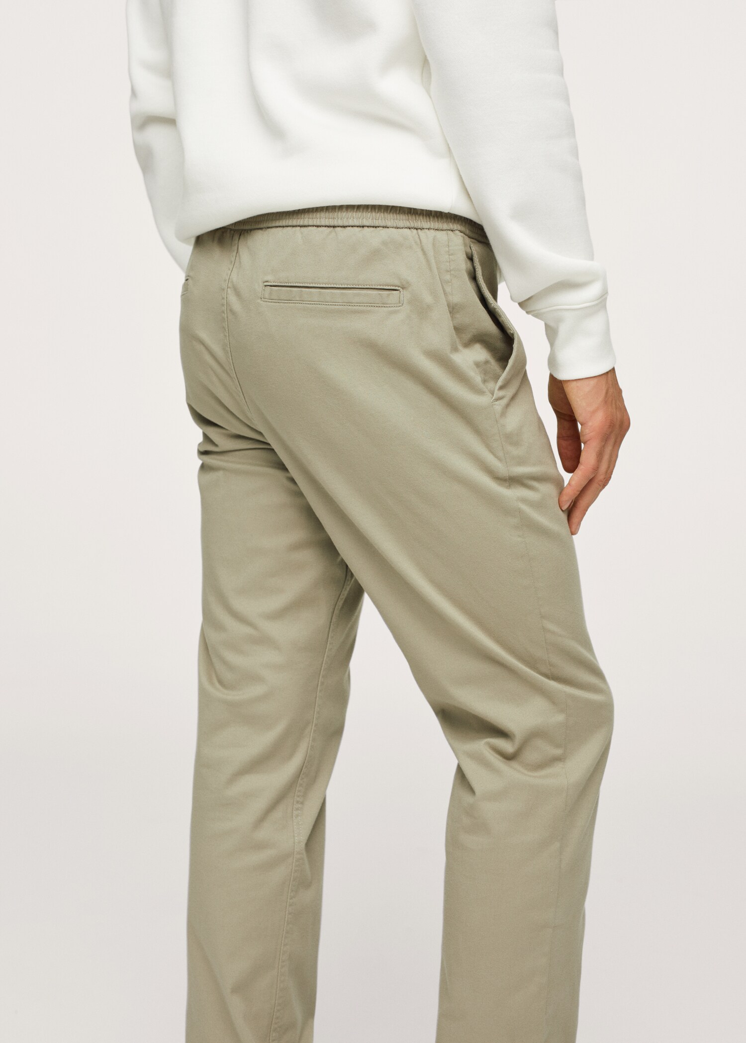 Pantalón jogger algodon lyocell - Detalle del artículo 3