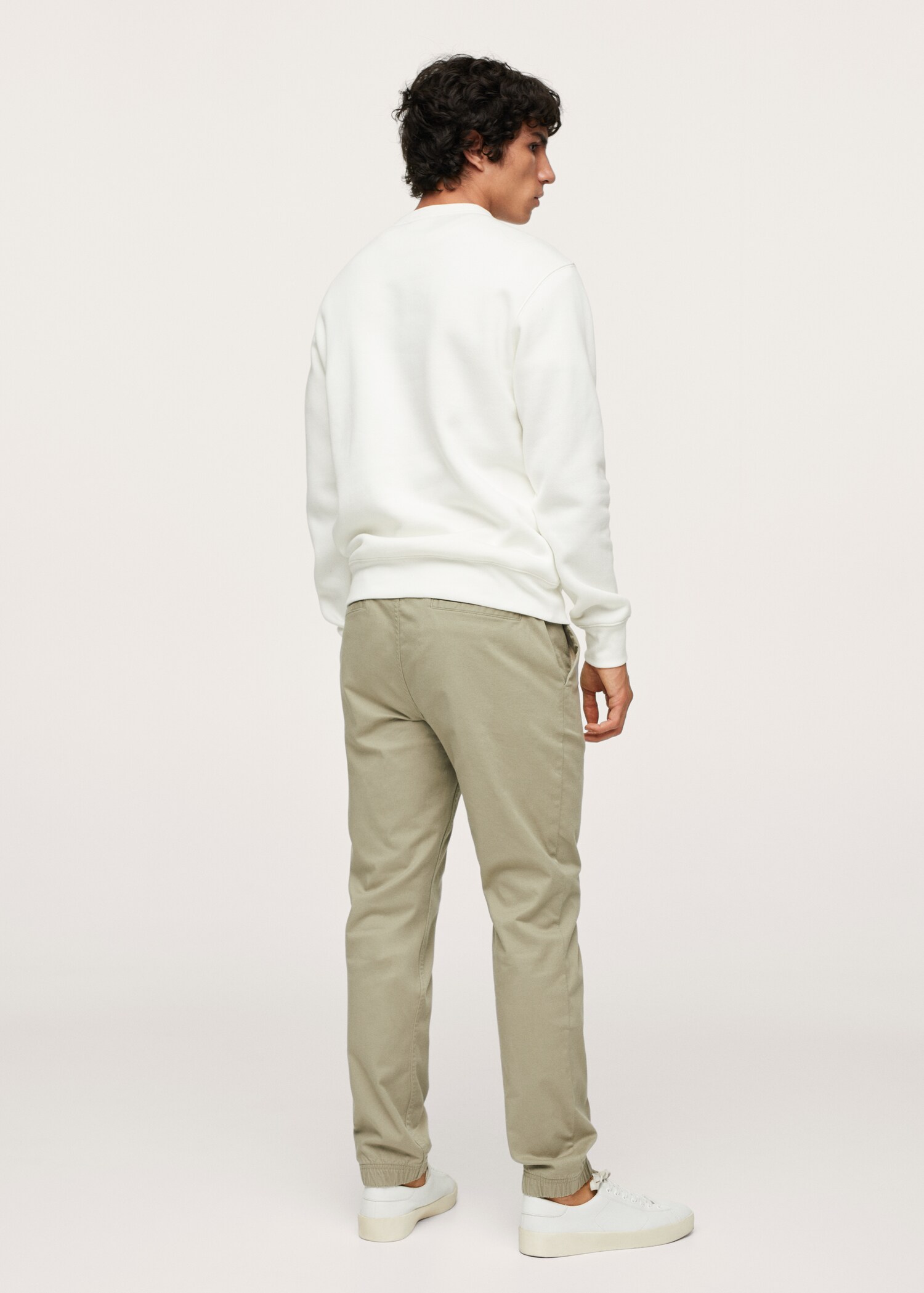 Pantalón jogger algodon lyocell - Reverso del artículo
