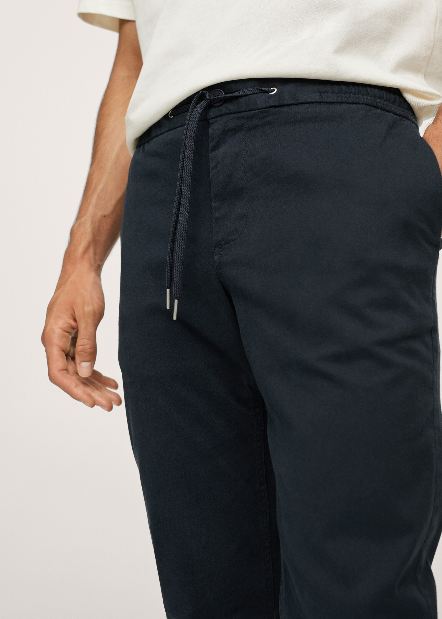 Pantalón jogger algodon lyocell - Detalle del artículo 1