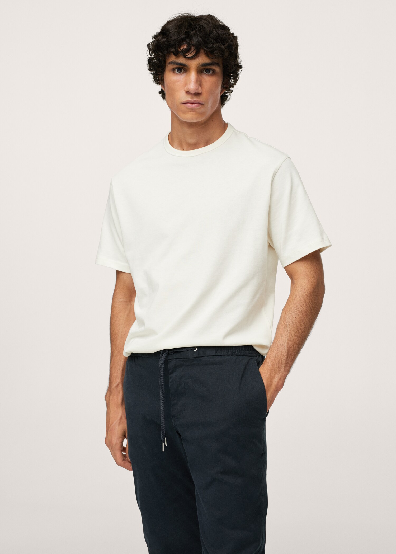 Pantalón jogger algodon lyocell - Detalle del artículo 2