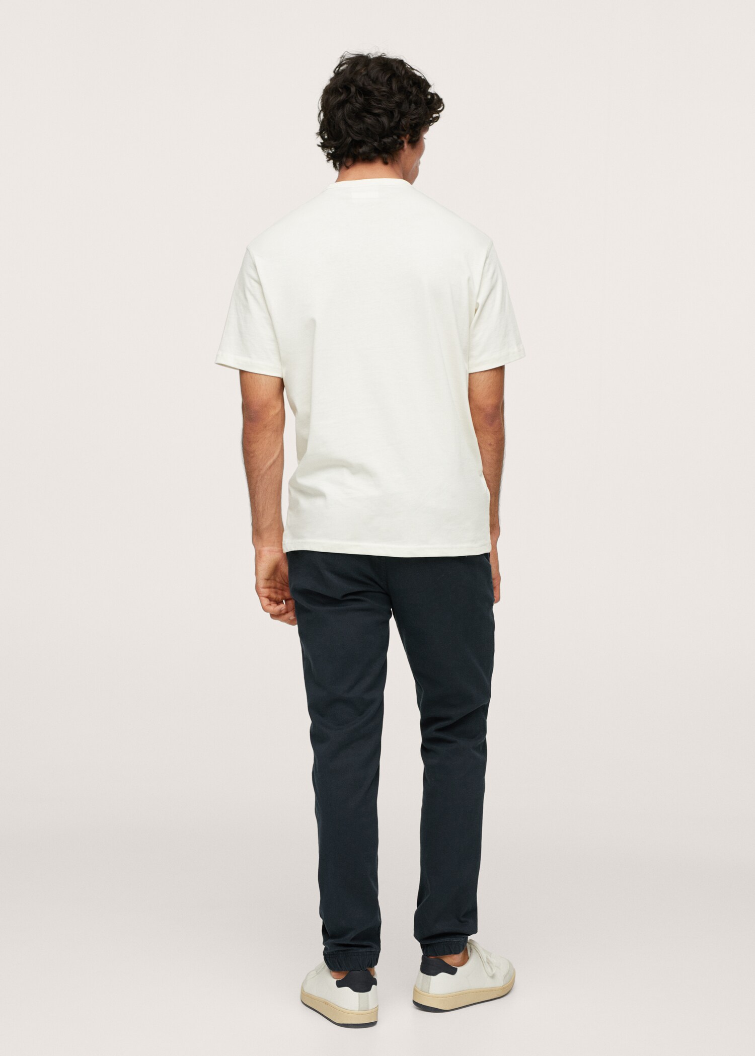 Pantalón jogger algodon lyocell - Reverso del artículo
