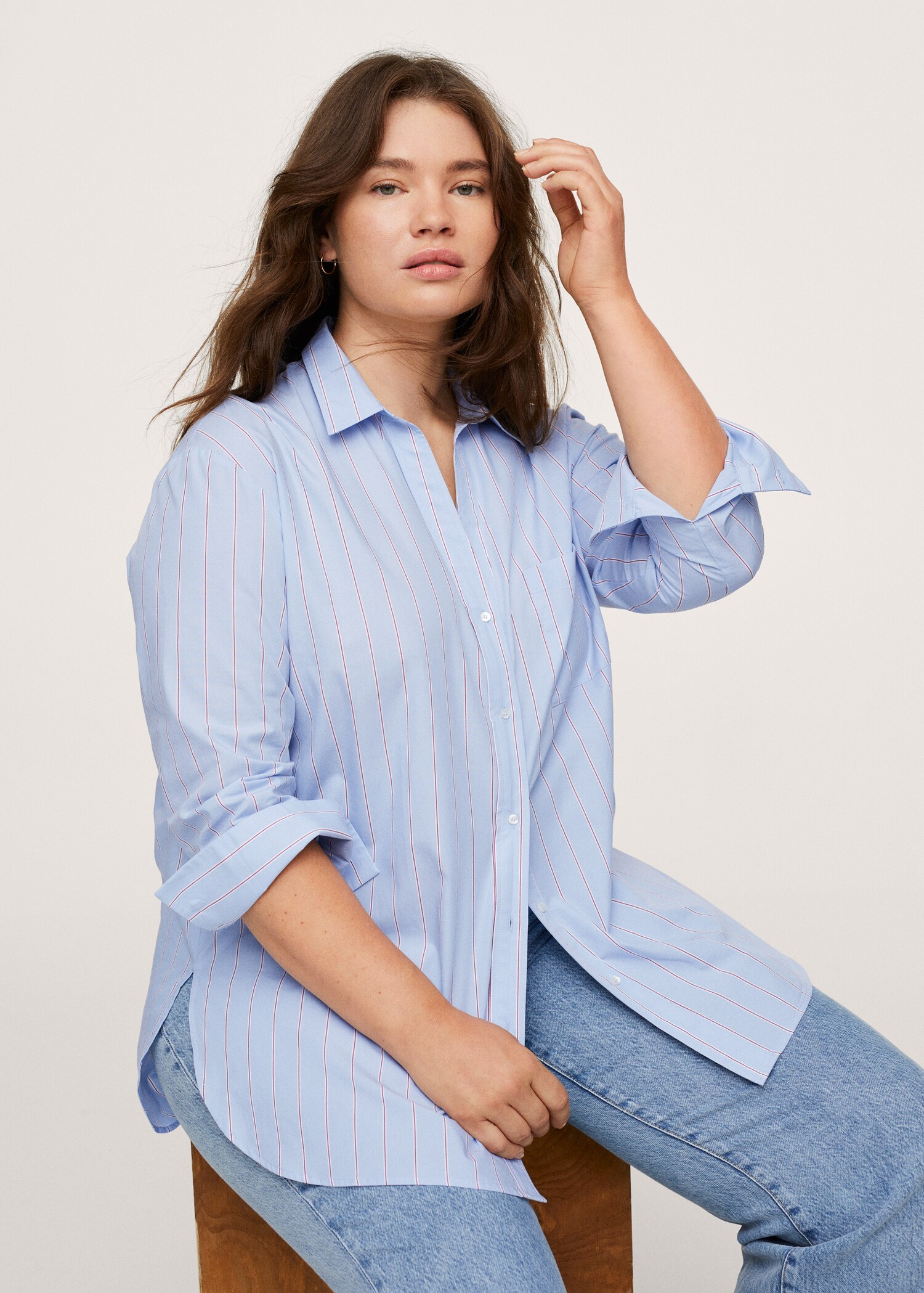 Camisa oversize rayas - Detalle del artículo 2