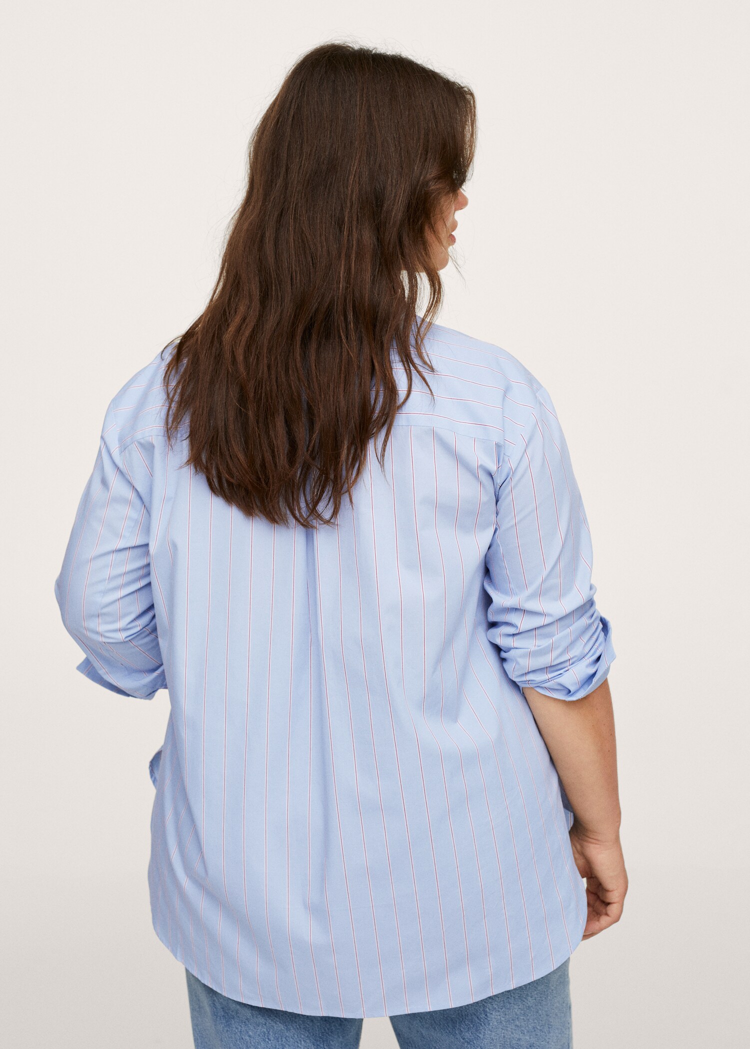 Camisa oversize rayas - Reverso del artículo