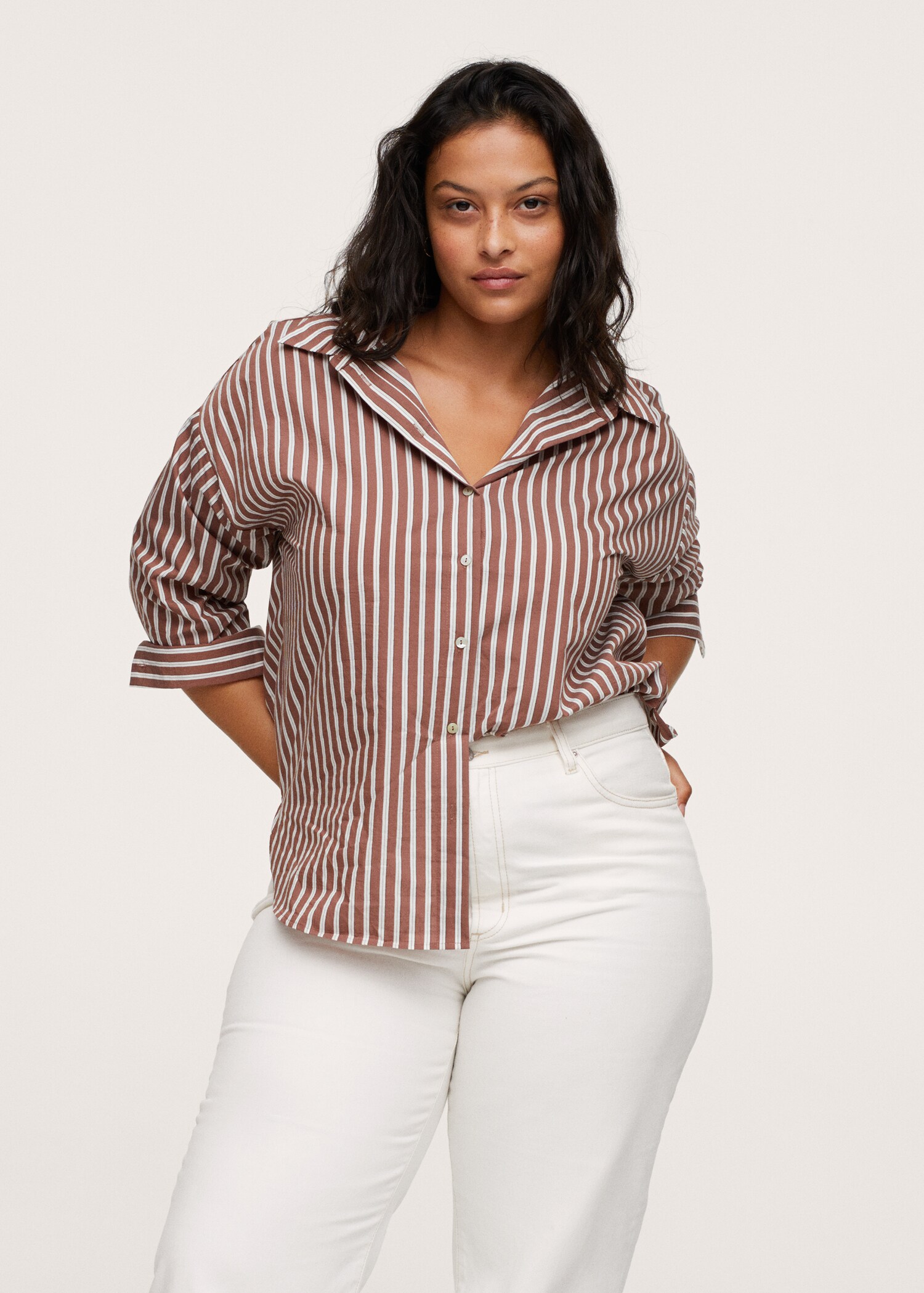 High-waist wideleg jeans - Medium plane