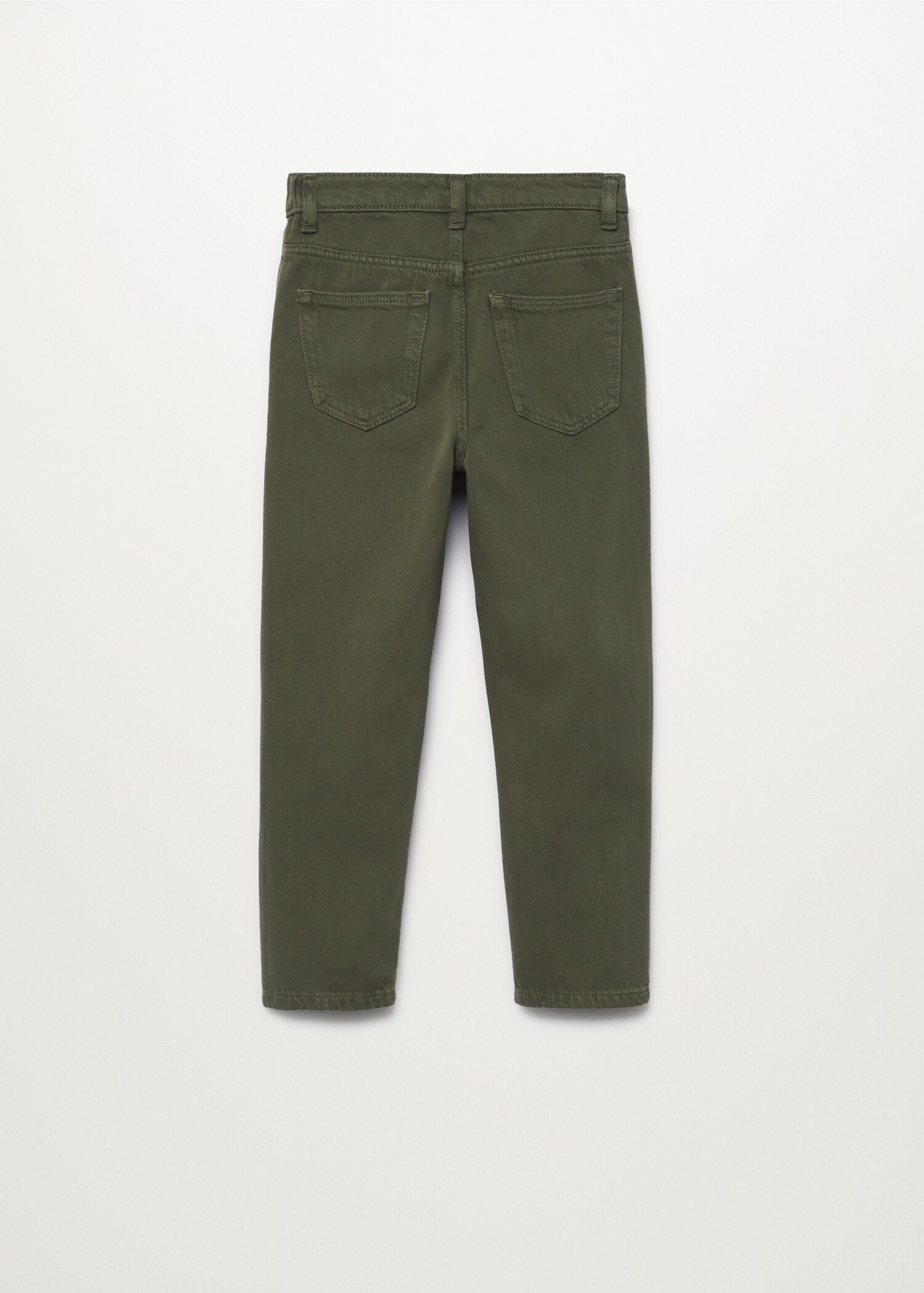Jeans slouchy tiro medio - Reverso del artículo