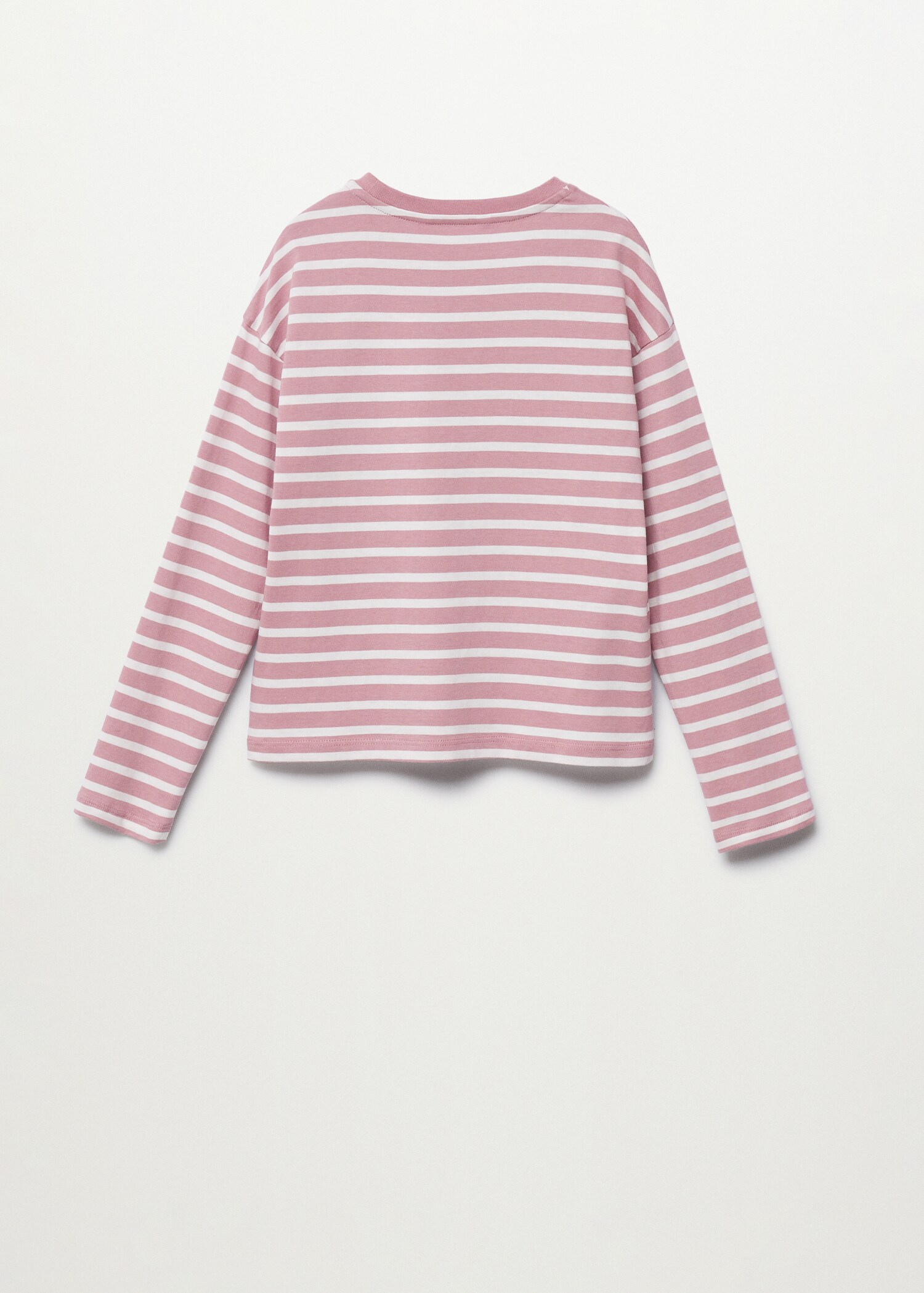 Camiseta manga larga rayas - Reverso del artículo
